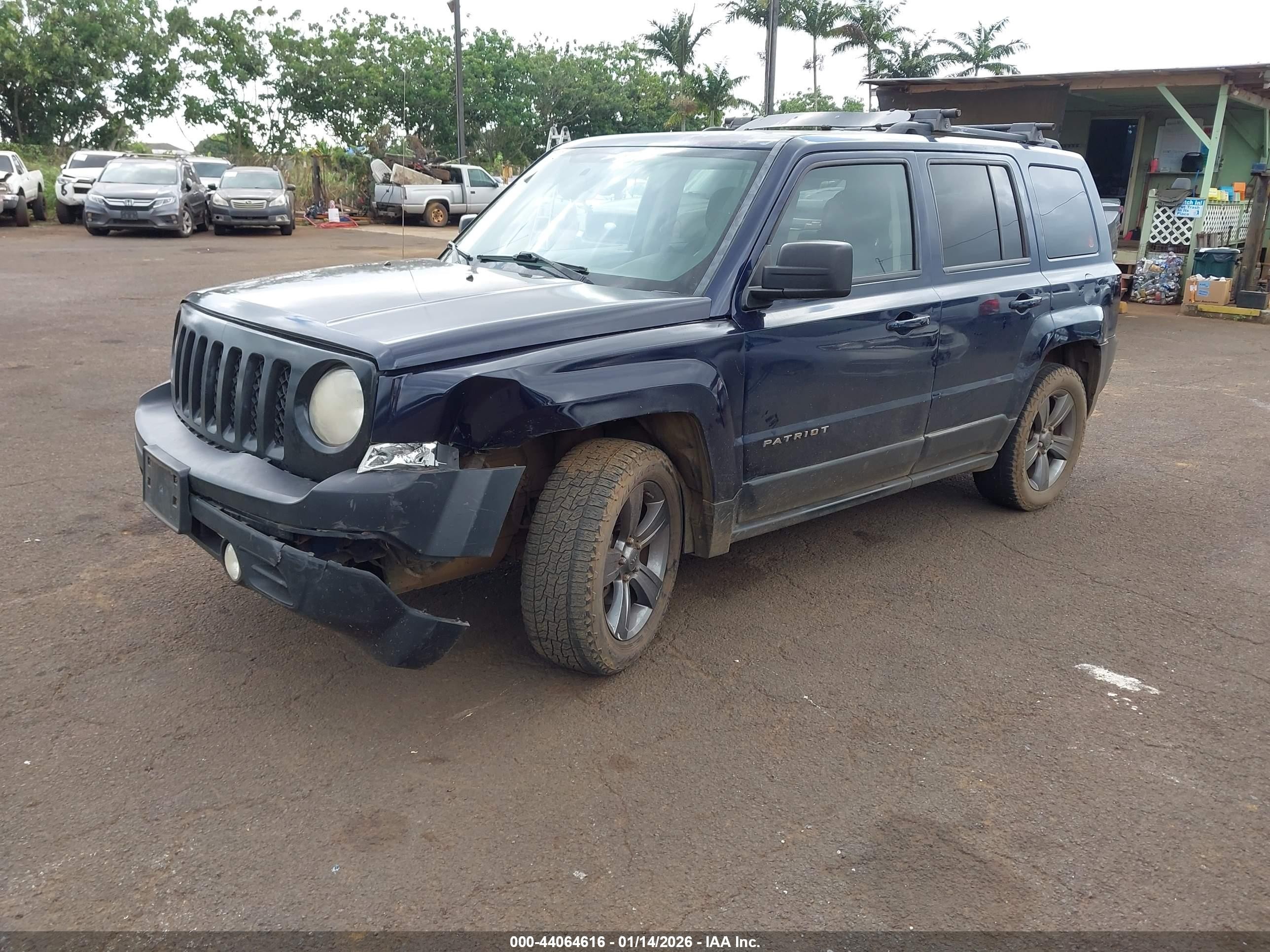 2014 Jeep Patriot High Altitude Синий vin: 1C4NJPFA4ED752764