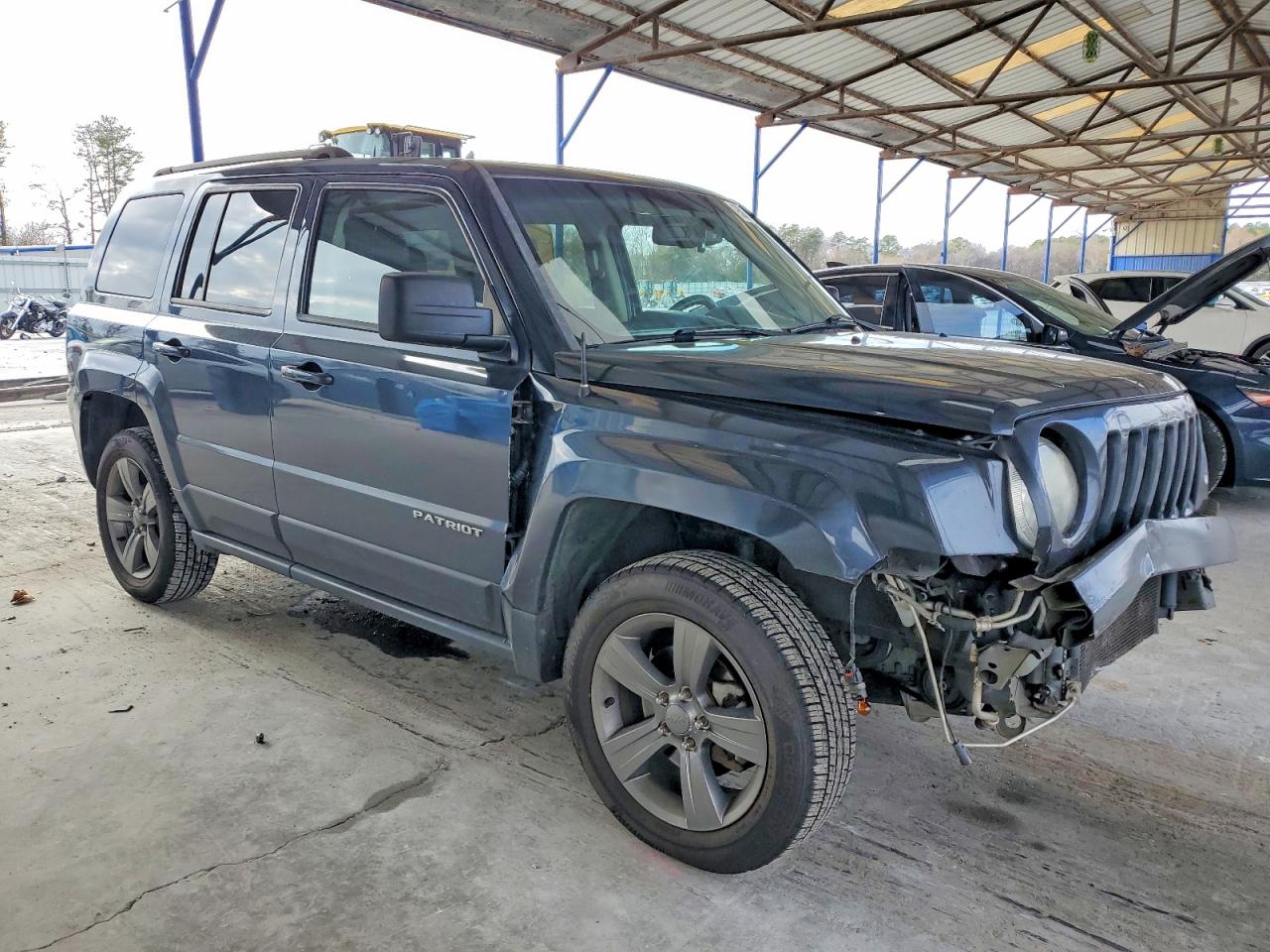 2014 Jeep Patriot Latitude Gray vin: 1C4NJPFA4ED887369