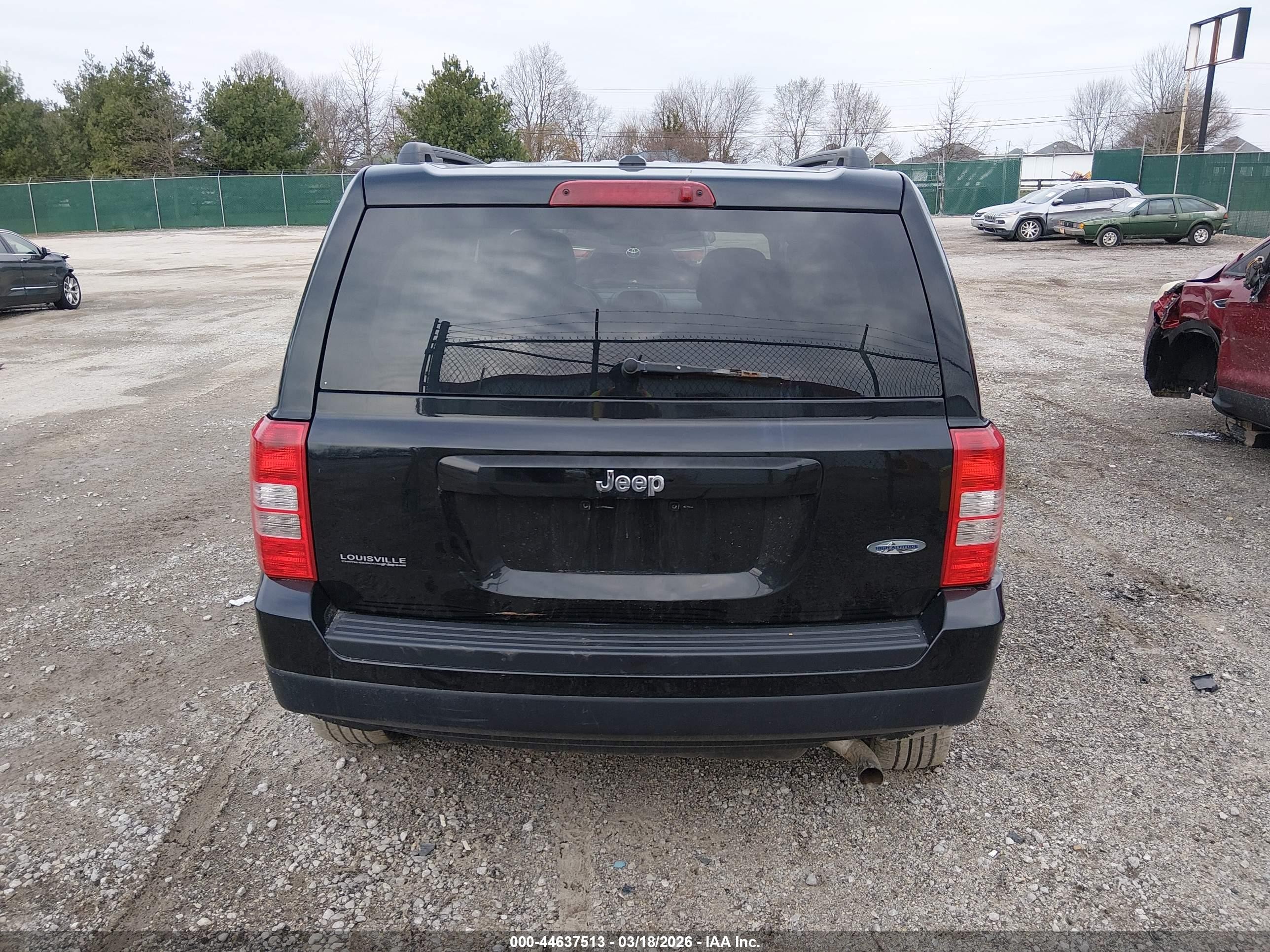 2015 Jeep Patriot High Altitude Edition Black vin: 1C4NJPFA4FD281006