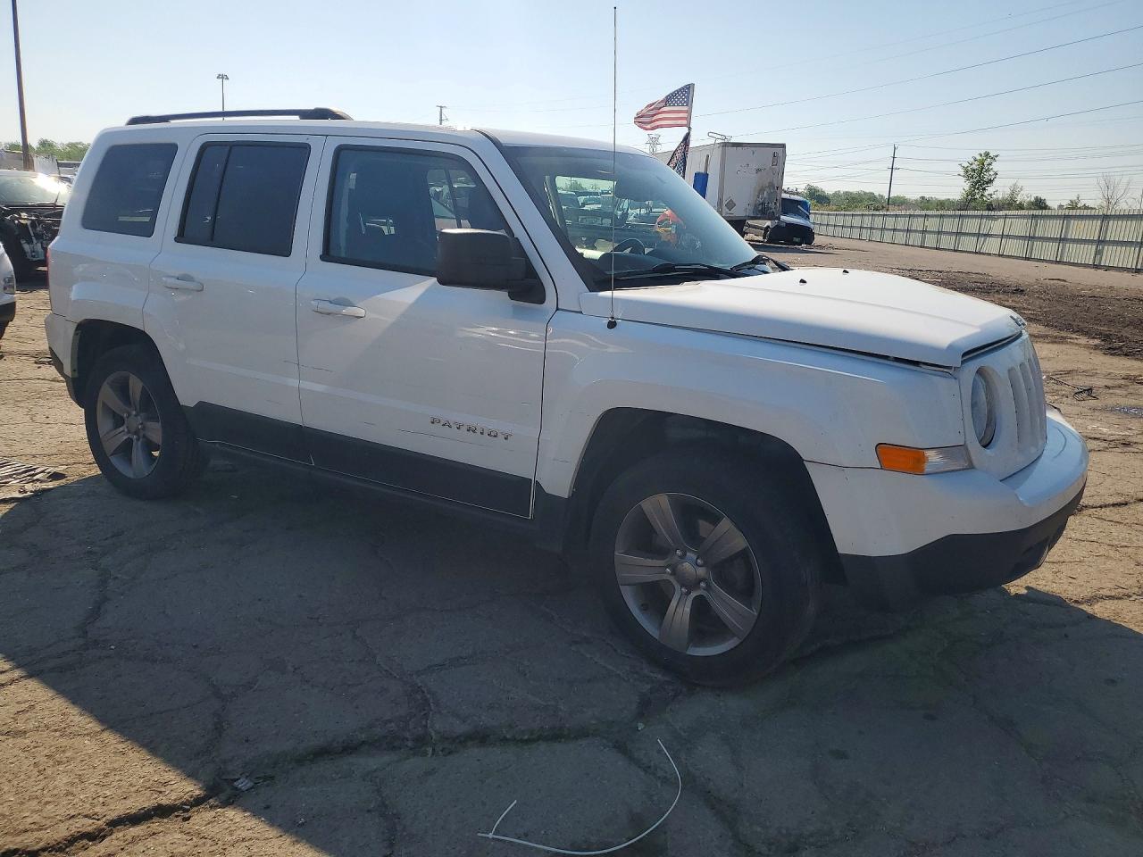 2015 Jeep Patriot Latitude White vin: 1C4NJPFA4FD429638
