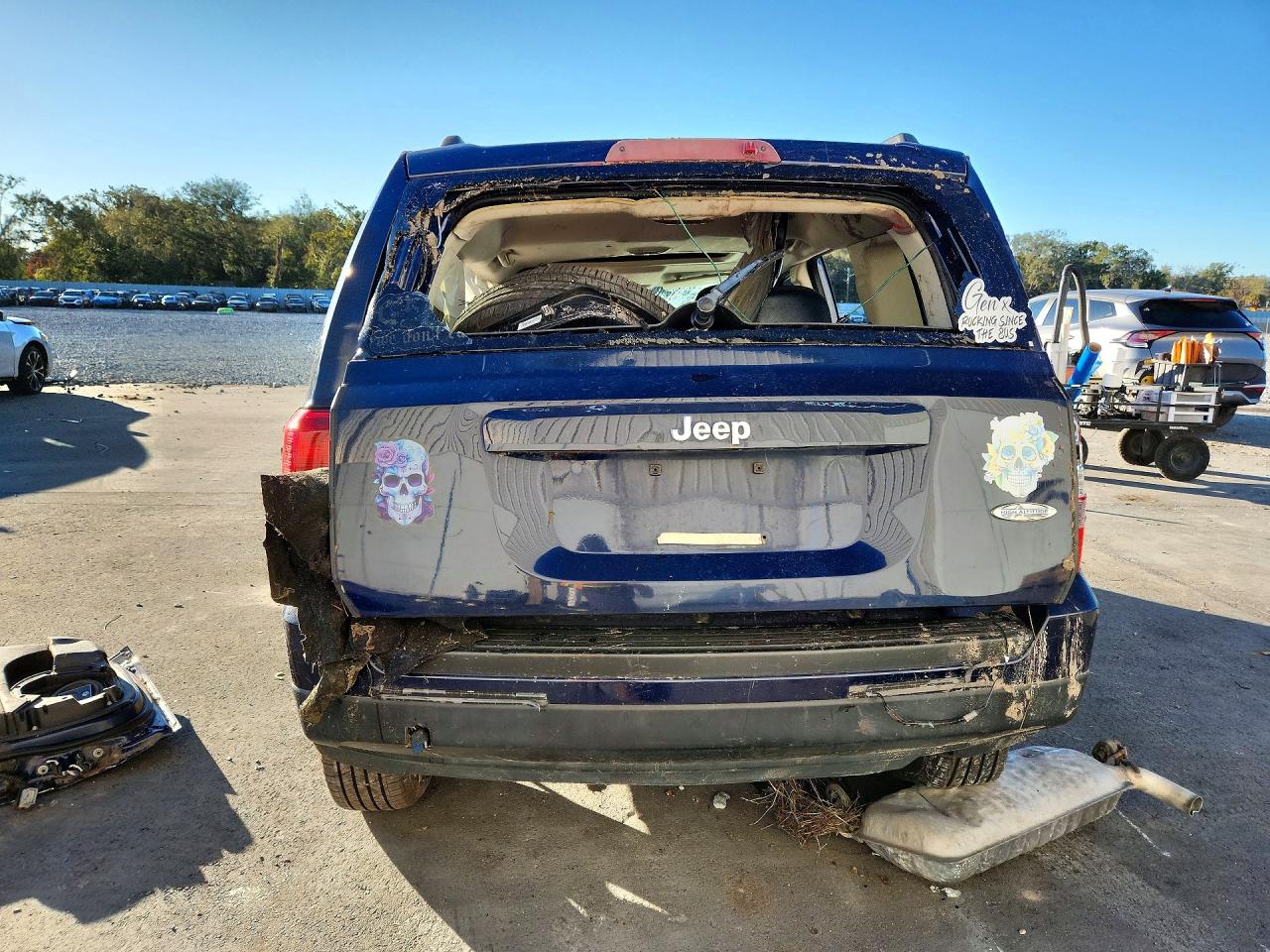 2015 Jeep Patriot Latitude Blue vin: 1C4NJPFA5FD430359
