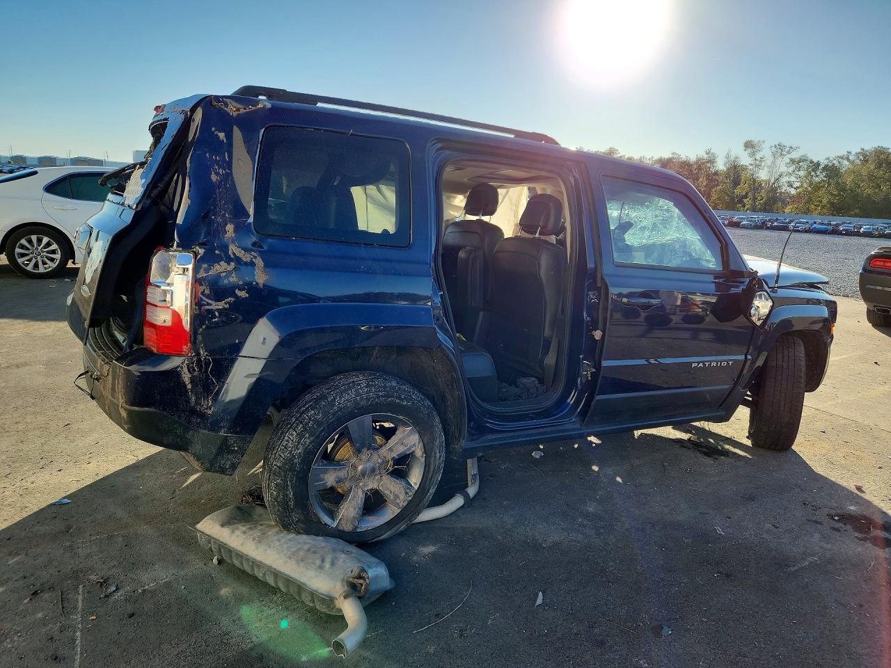 2015 Jeep Patriot Latitude Blue vin: 1C4NJPFA5FD430359