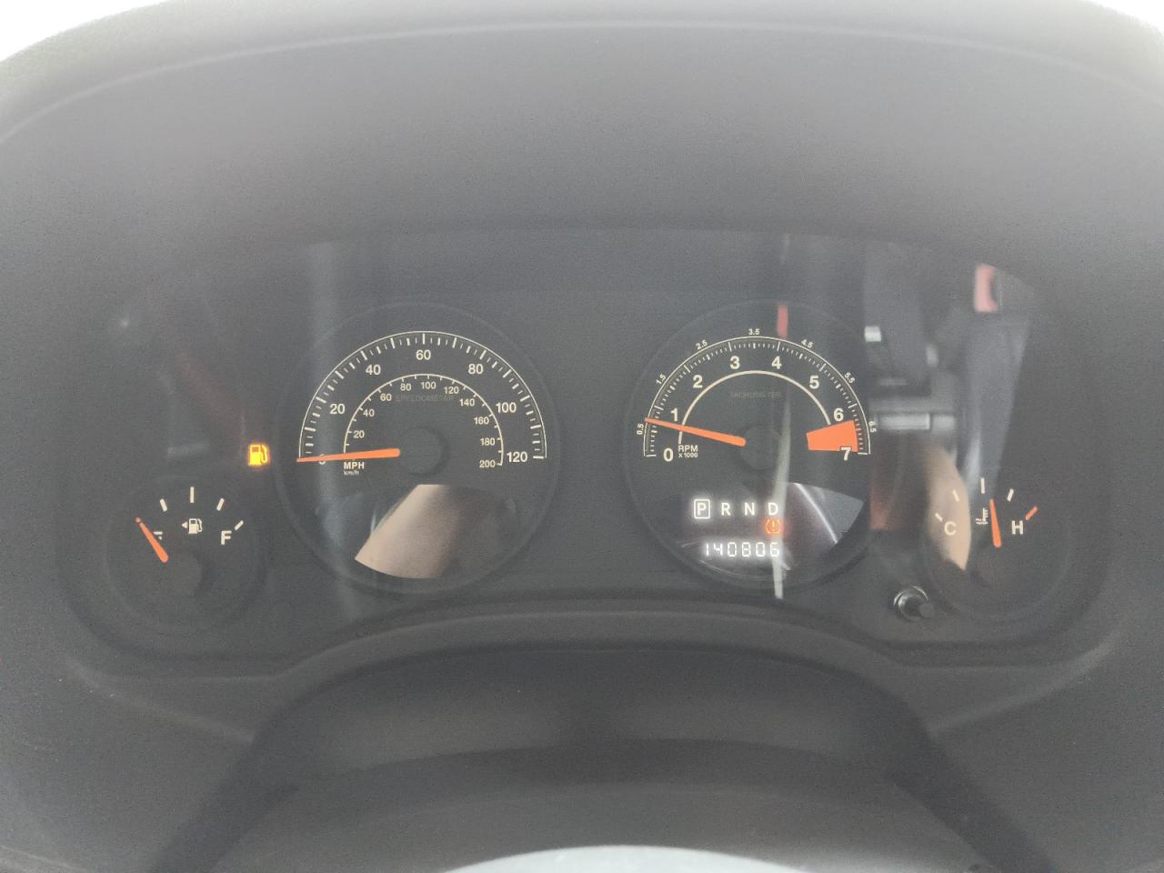 2014 Jeep Patriot Latitude Gray vin: 1C4NJPFA6ED522384 Damage: Warning - Tire Pressure, On, Unacceptable