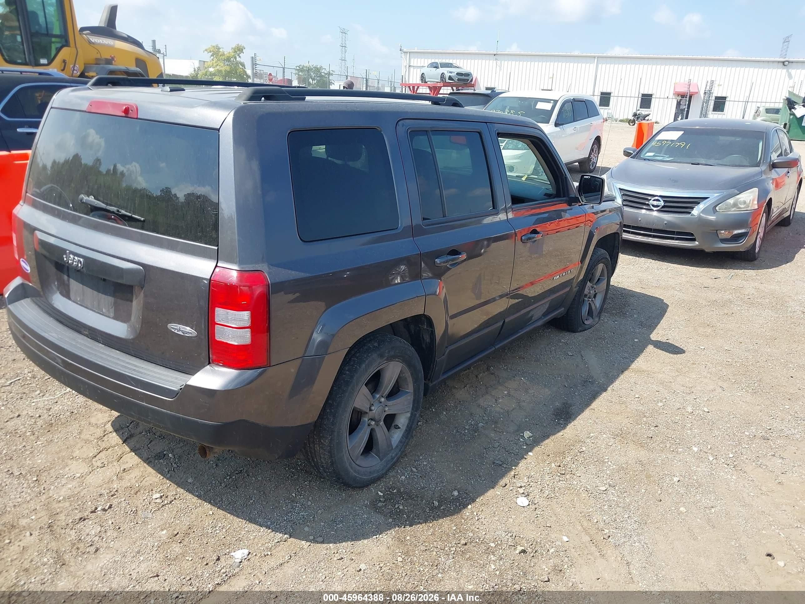 2015 Jeep Patriot High Altitude Edition Серый vin: 1C4NJPFA6FD126392