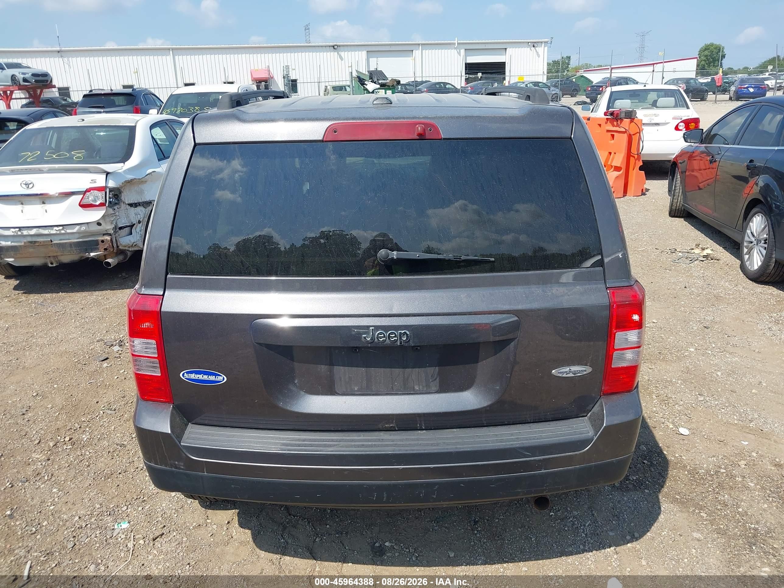 2015 Jeep Patriot High Altitude Edition Серый vin: 1C4NJPFA6FD126392