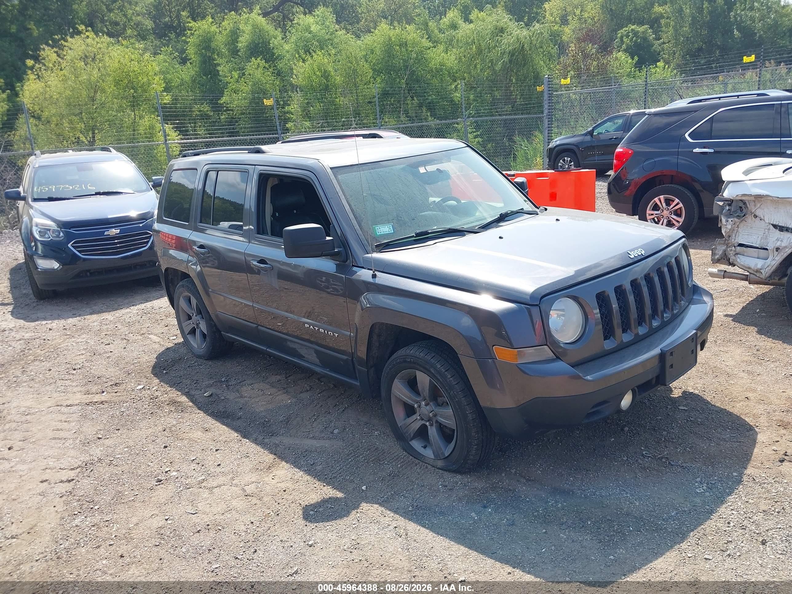 2015 Jeep Patriot High Altitude Edition Серый vin: 1C4NJPFA6FD126392