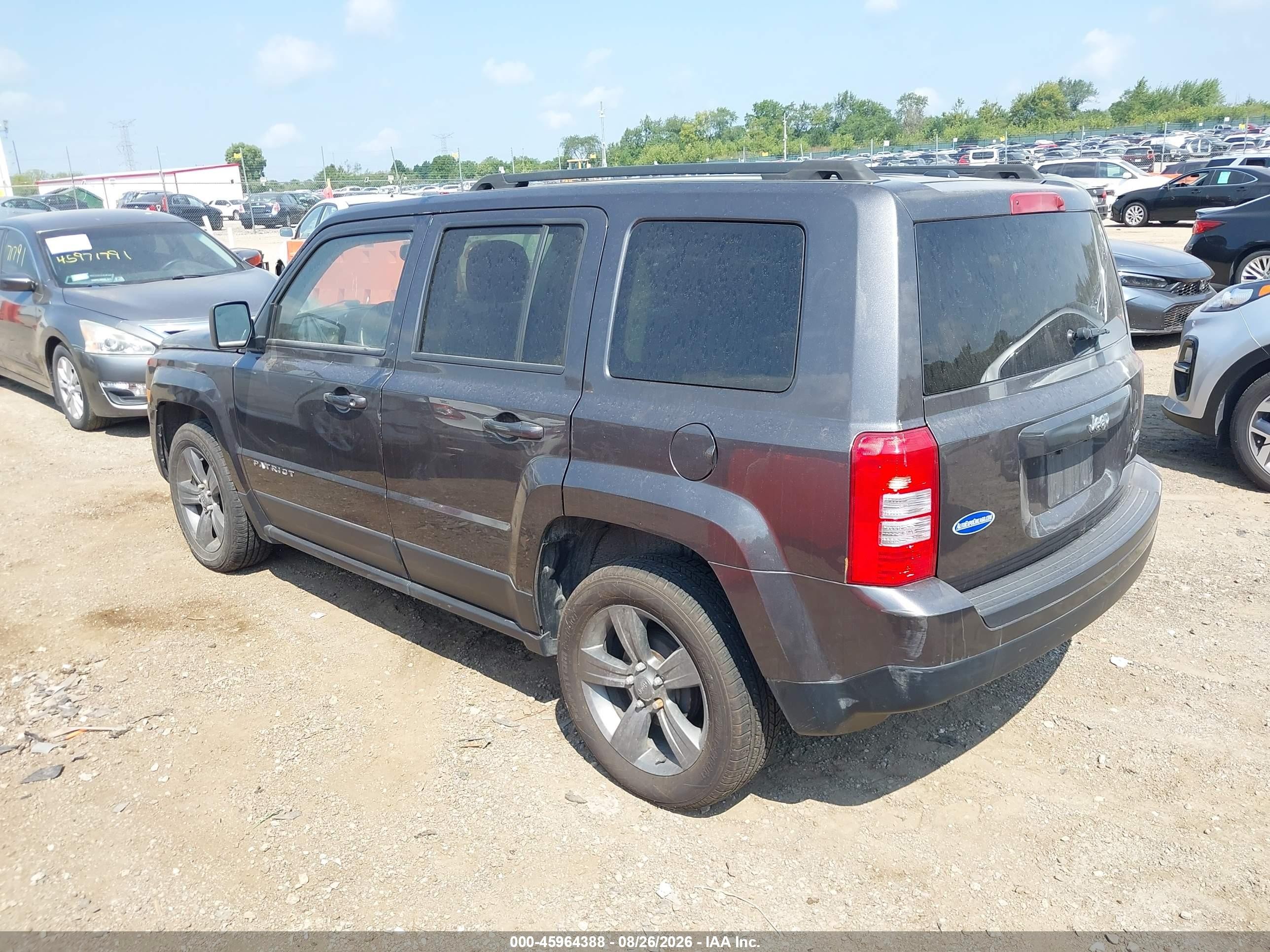2015 Jeep Patriot High Altitude Edition Серый vin: 1C4NJPFA6FD126392