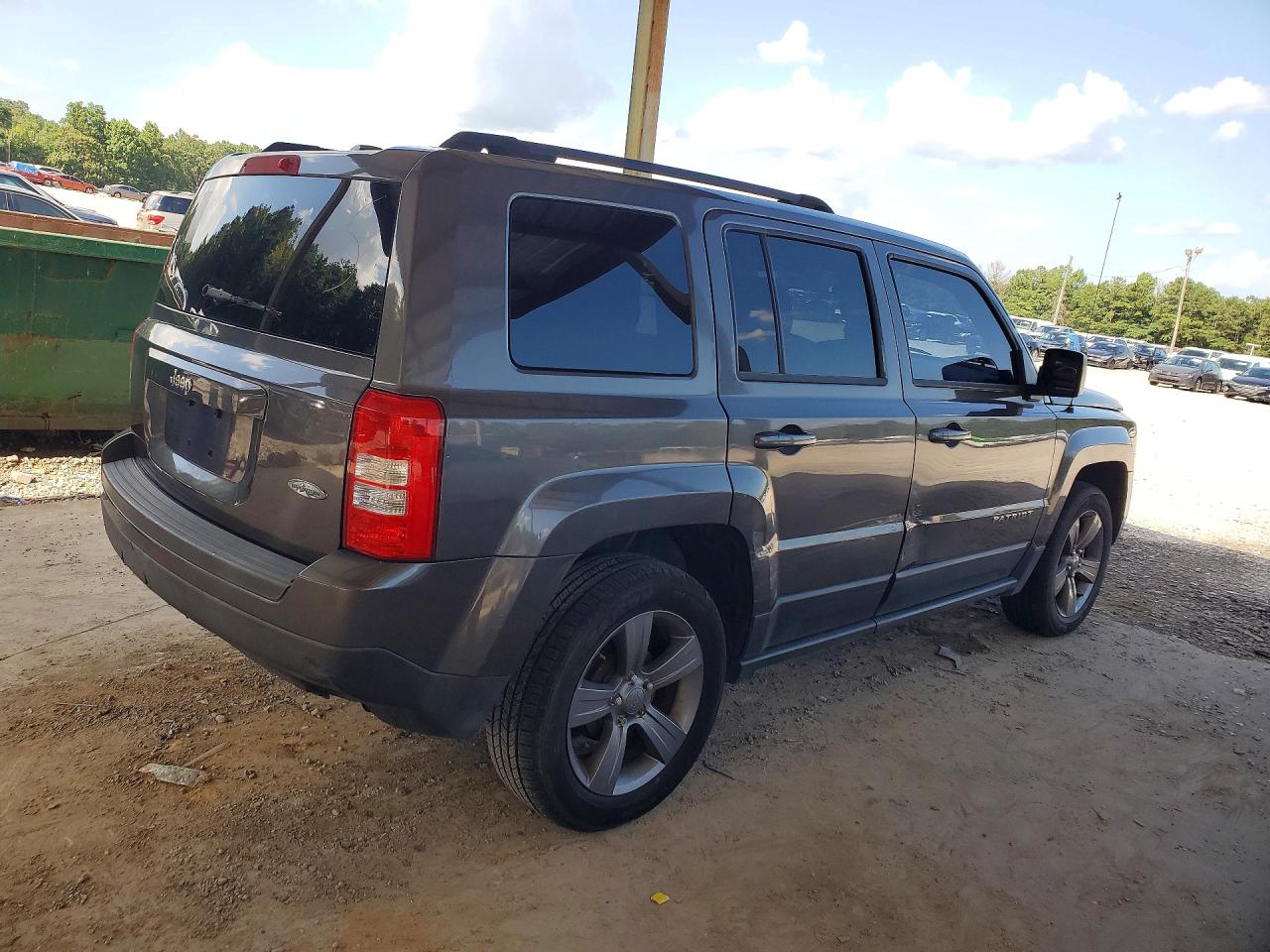 2015 Jeep Patriot Latitude Серый vin: 1C4NJPFA6FD179335