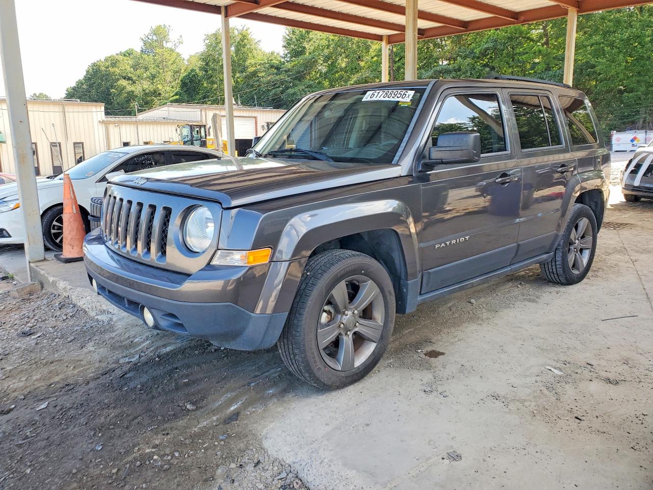 2015 Jeep Patriot Latitude Gray vin: 1C4NJPFA6FD179335