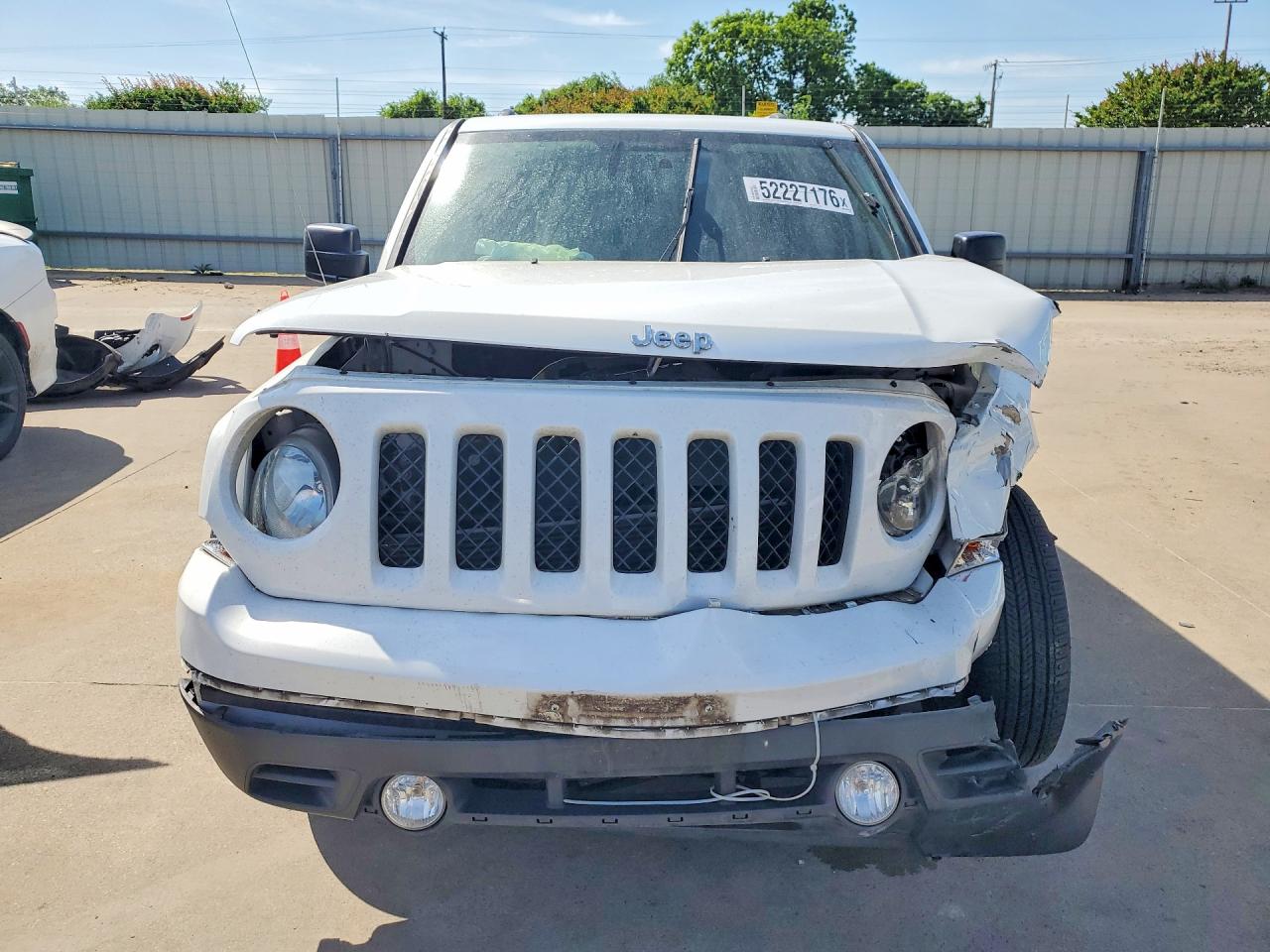 2017 Jeep Patriot Latitude Белый vin: 1C4NJPFA6HD132860
