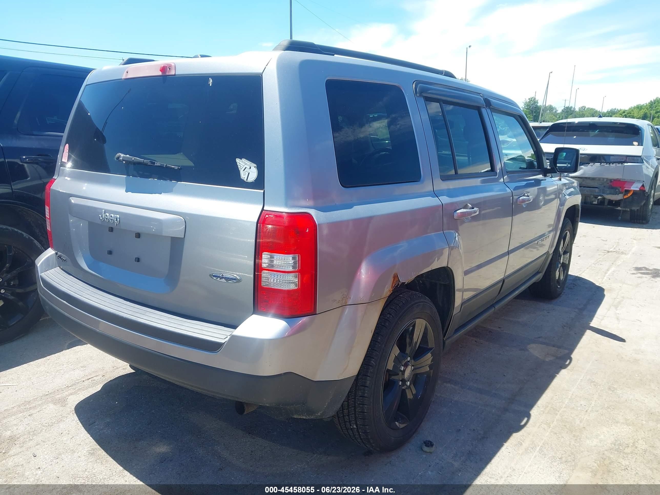 2015 Jeep Patriot High Altitude Edition Gray vin: 1C4NJPFA7FD273837