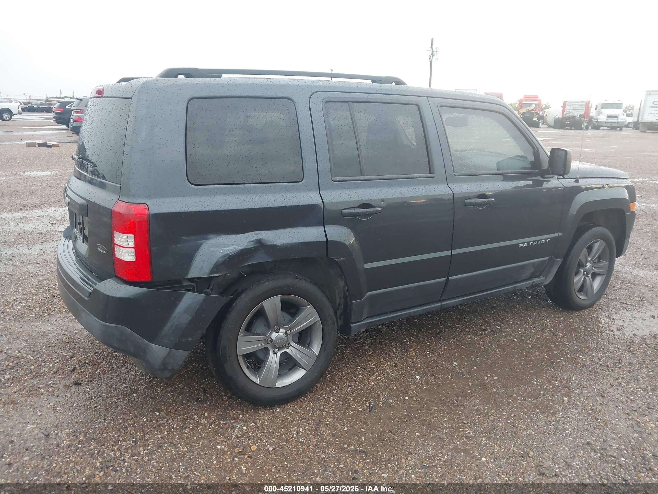 2015 Jeep Patriot High Altitude Edition Black vin: 1C4NJPFA7FD358452