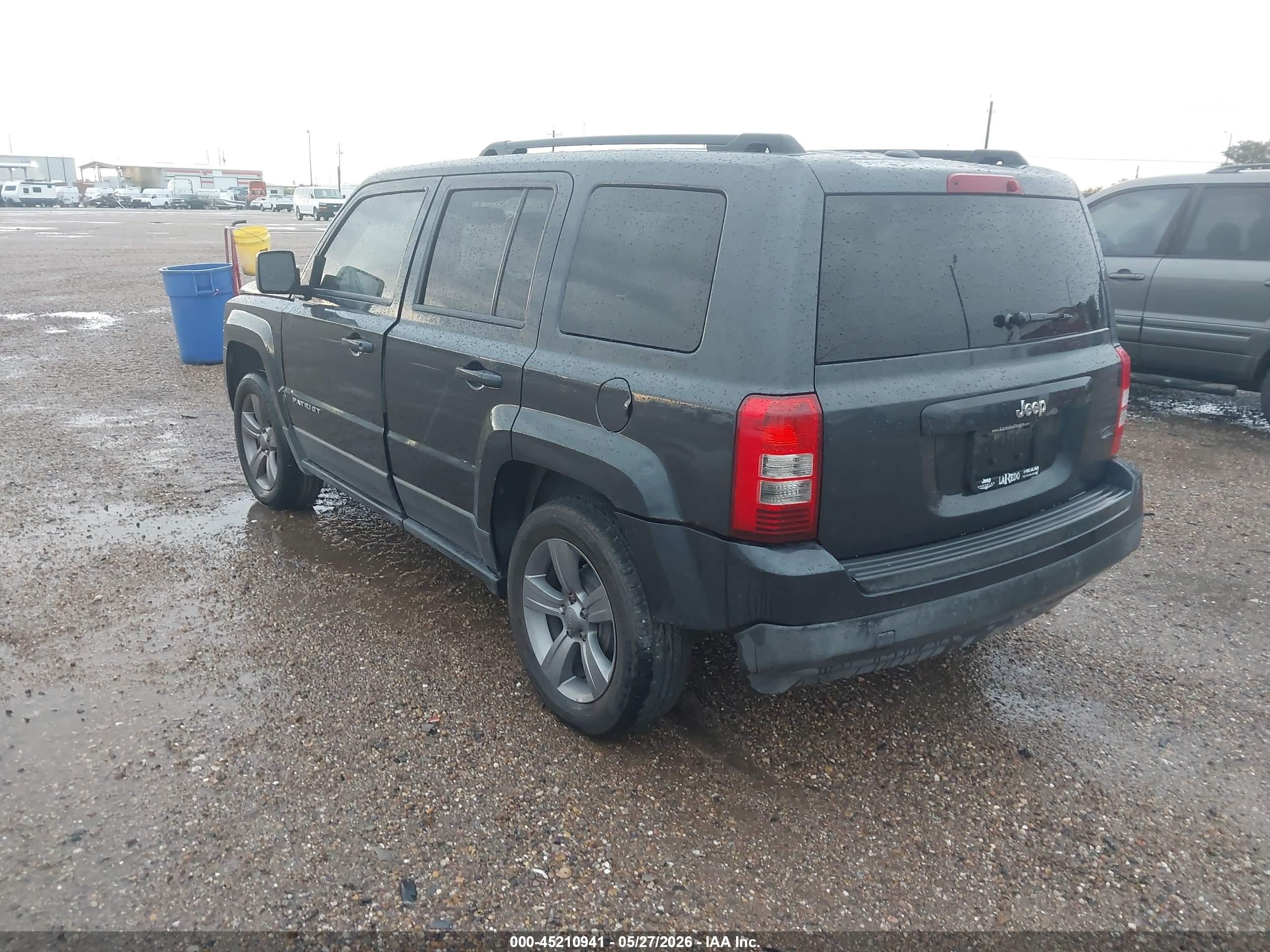2015 Jeep Patriot High Altitude Edition Black vin: 1C4NJPFA7FD358452