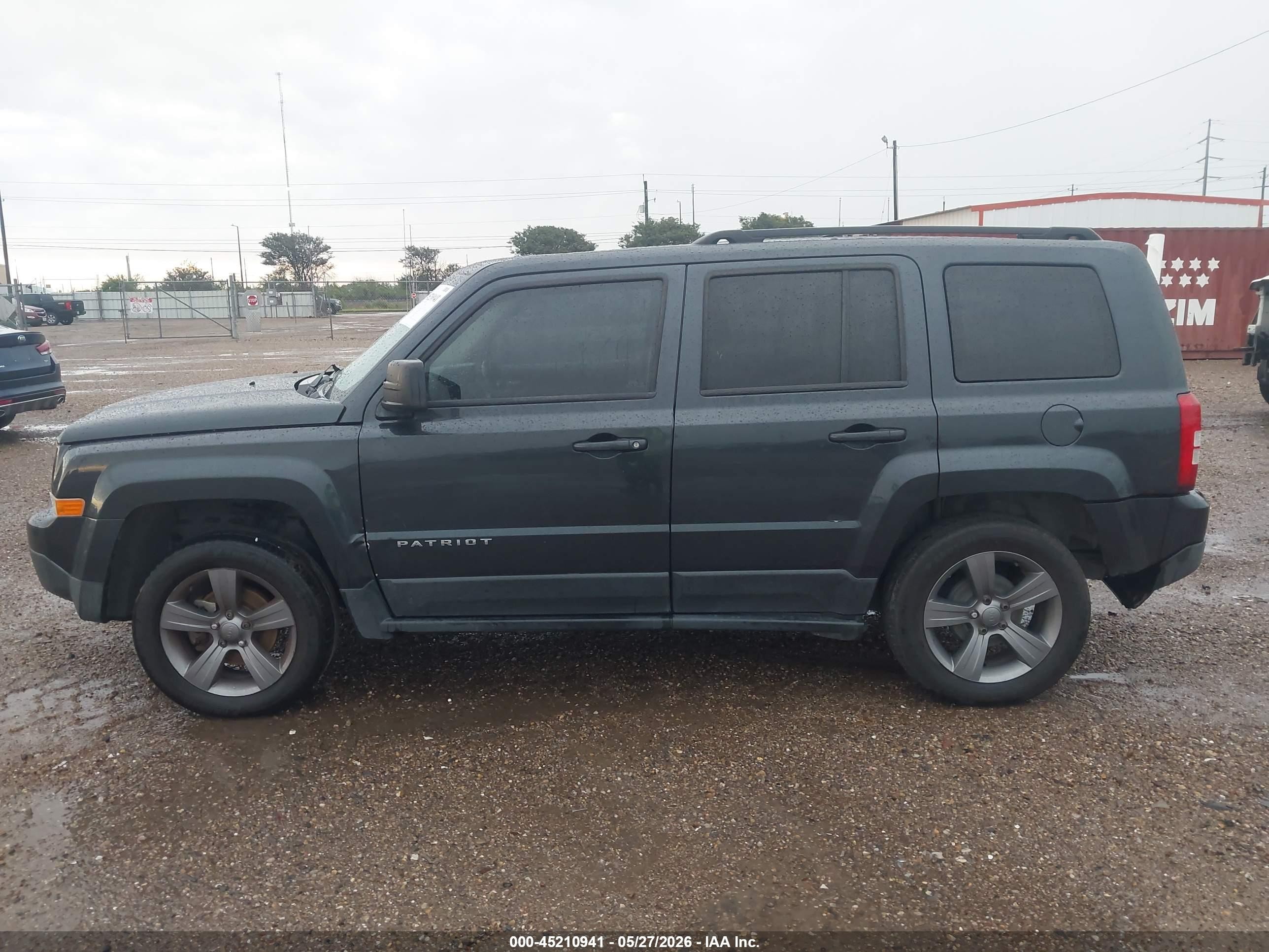 2015 Jeep Patriot High Altitude Edition Black vin: 1C4NJPFA7FD358452