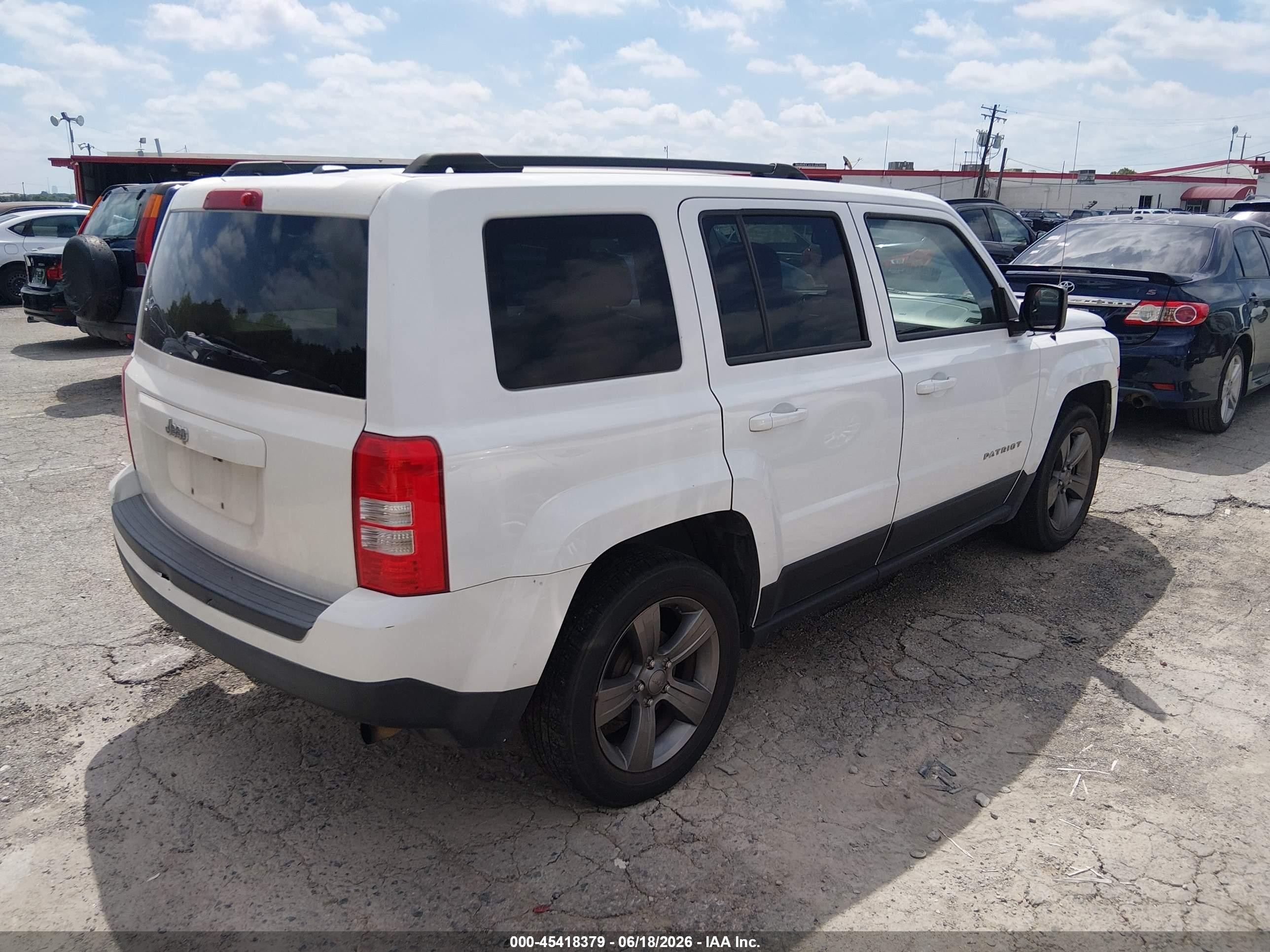 2015 Jeep Patriot High Altitude Edition White vin: 1C4NJPFA7FD367961