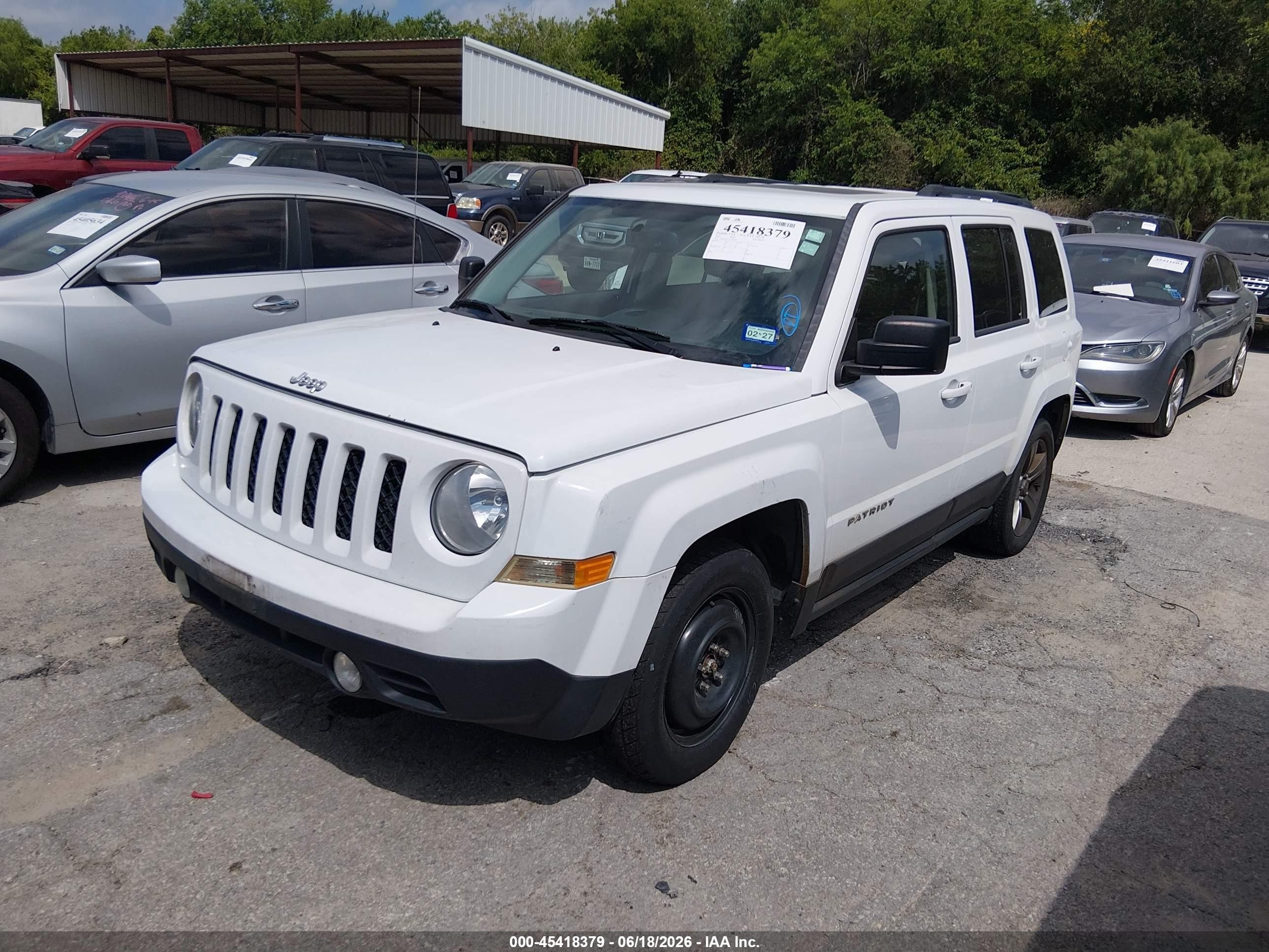 2015 Jeep Patriot High Altitude Edition White vin: 1C4NJPFA7FD367961