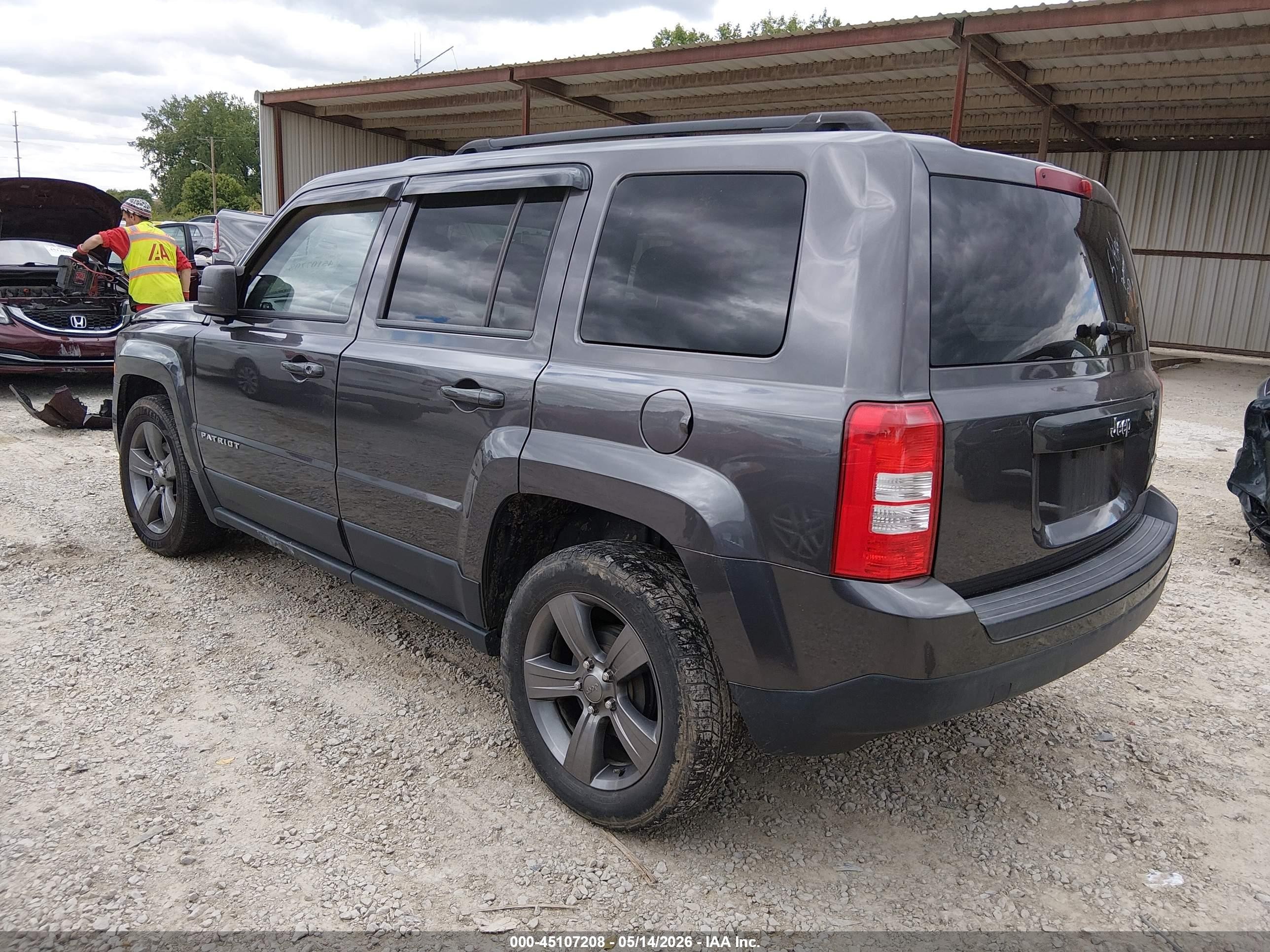 2015 Jeep Patriot High Altitude Edition Gray vin: 1C4NJPFA7FD372366