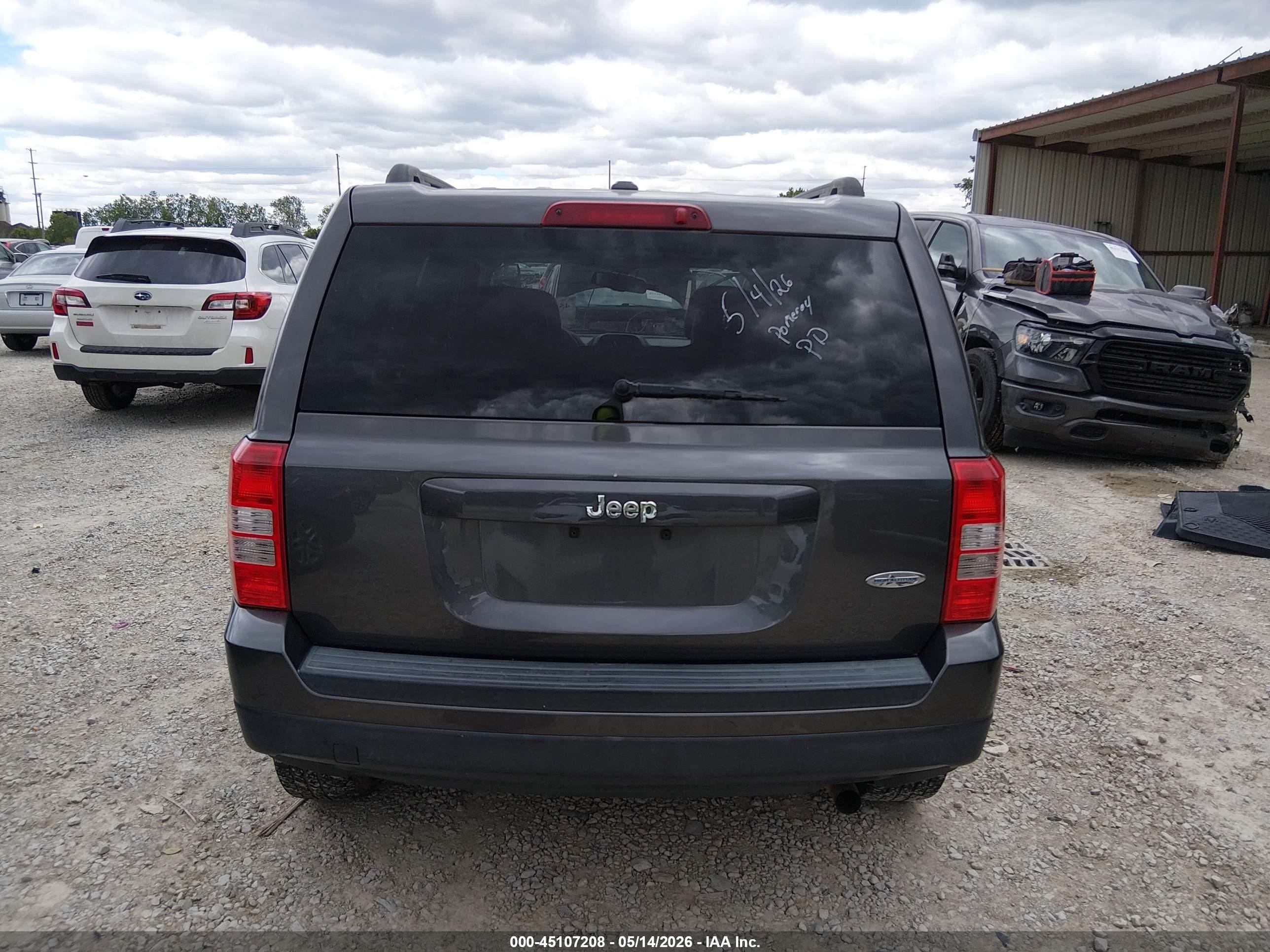 2015 Jeep Patriot High Altitude Edition Gray vin: 1C4NJPFA7FD372366