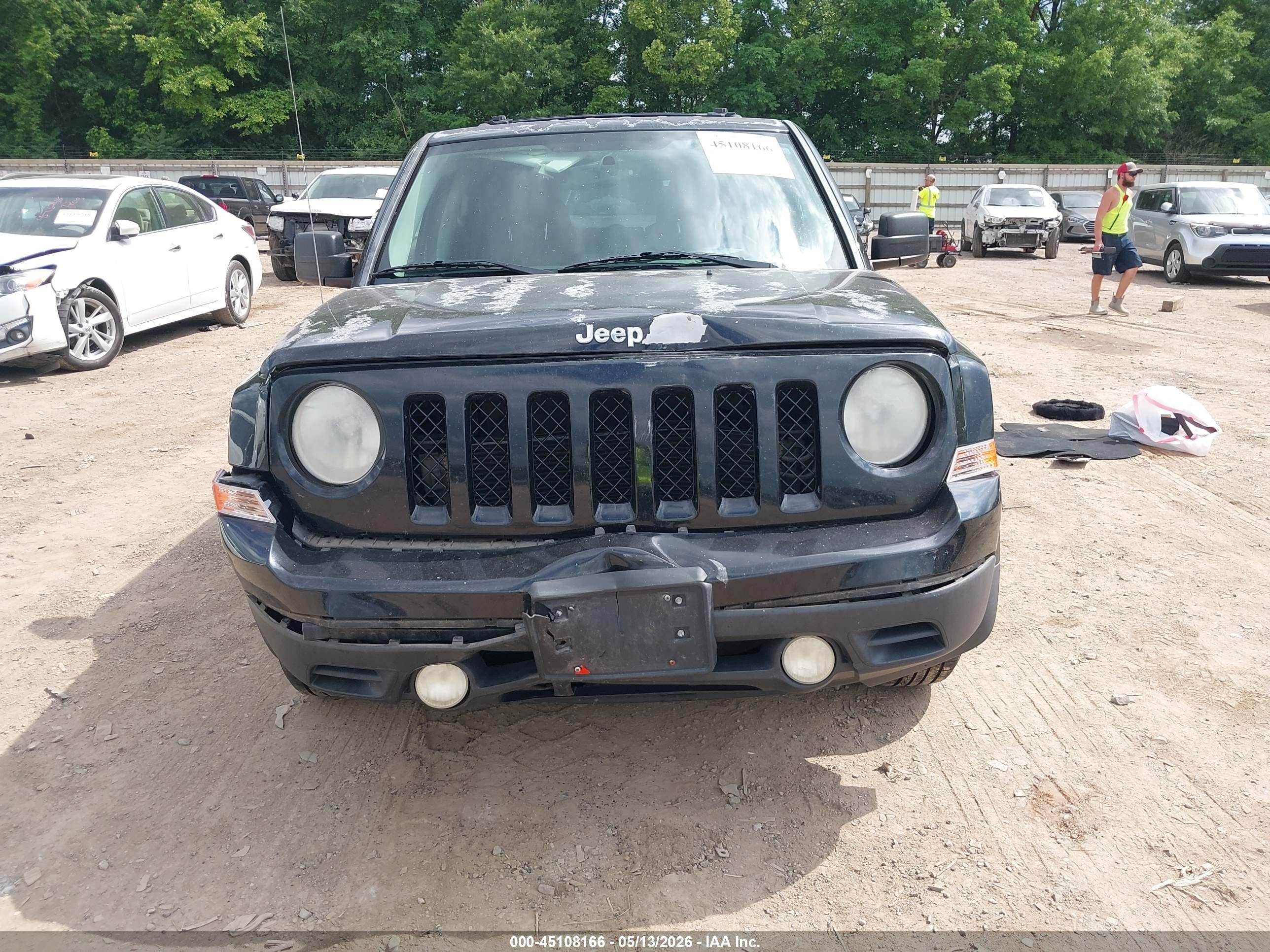 2014 Jeep Patriot Latitude Black vin: 1C4NJPFA8ED550056