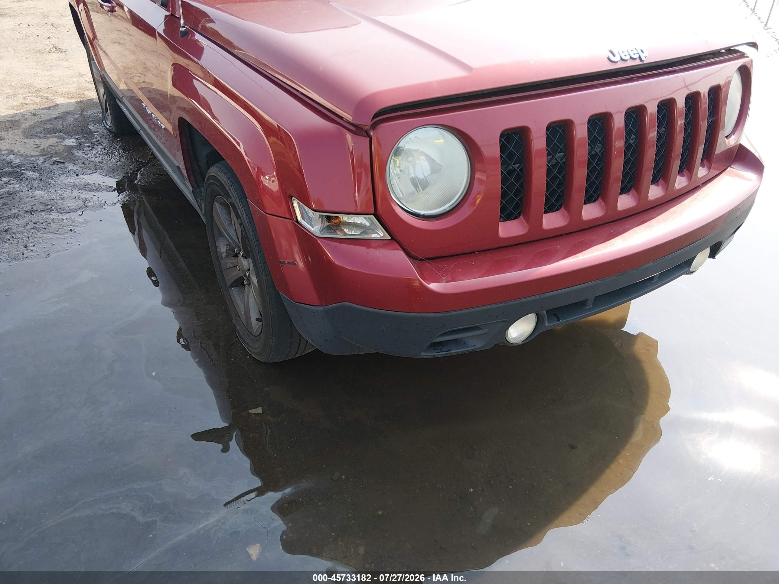 2014 Jeep Patriot High Altitude Burgundy vin: 1C4NJPFA8ED679981
