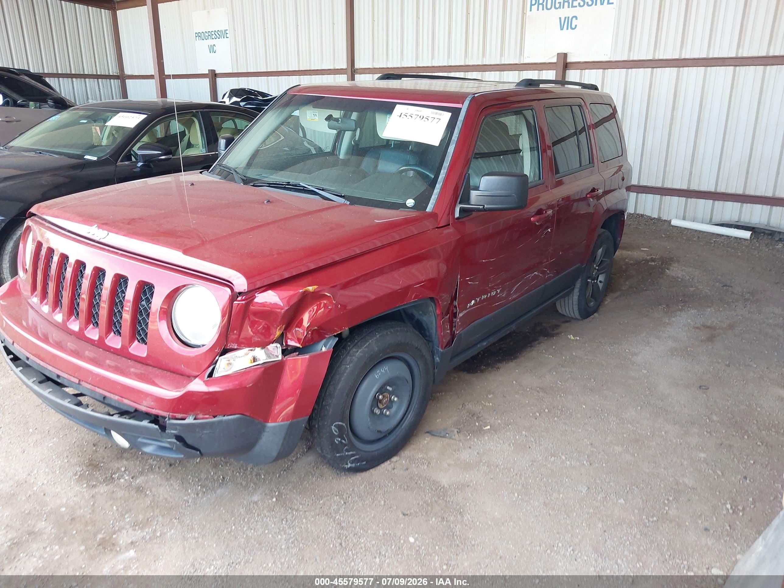 2015 Jeep Patriot High Altitude Edition Красный vin: 1C4NJPFA8FD115670