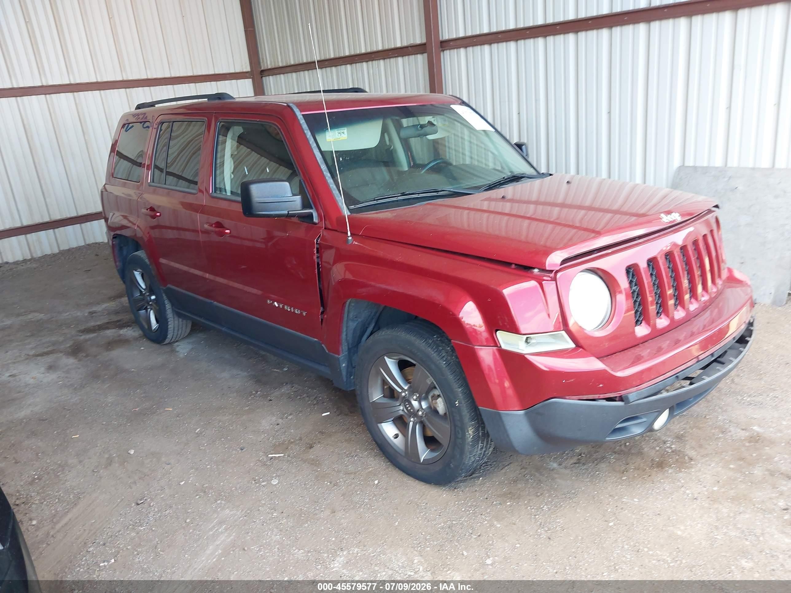 2015 Jeep Patriot High Altitude Edition Красный vin: 1C4NJPFA8FD115670