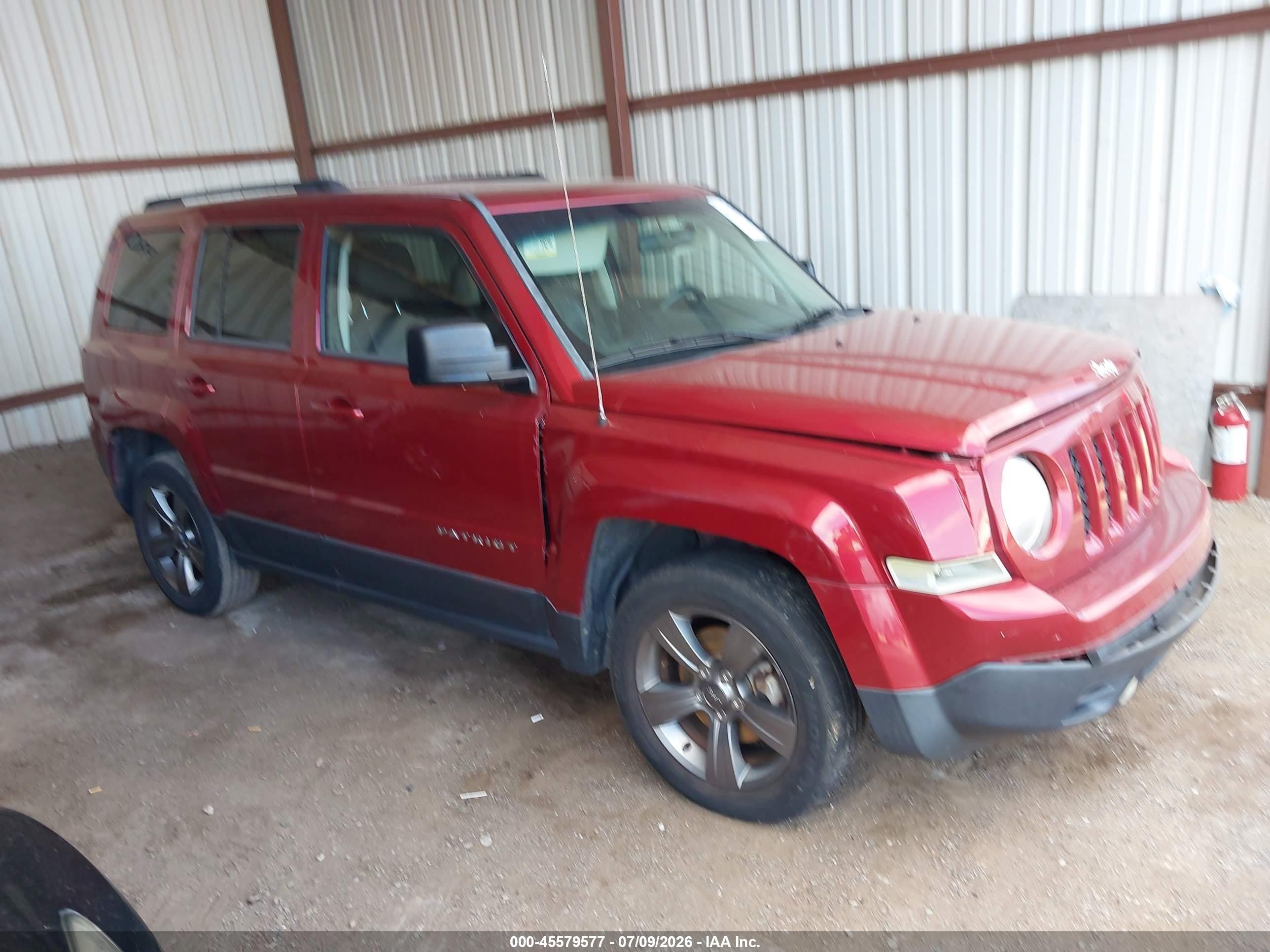 2015 Jeep Patriot High Altitude Edition Красный vin: 1C4NJPFA8FD115670
