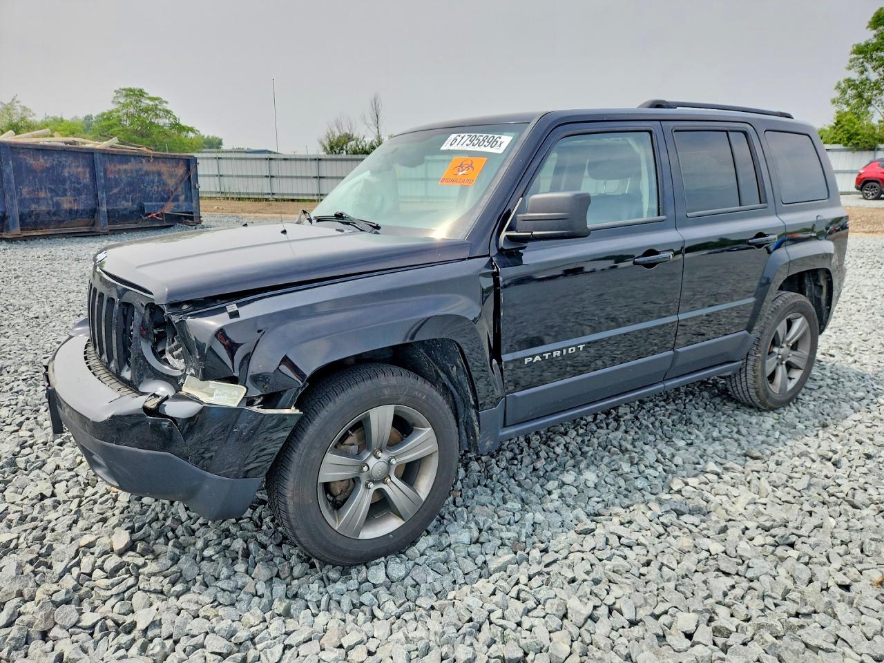 2015 Jeep Patriot Latitude Black vin: 1C4NJPFA8FD122361