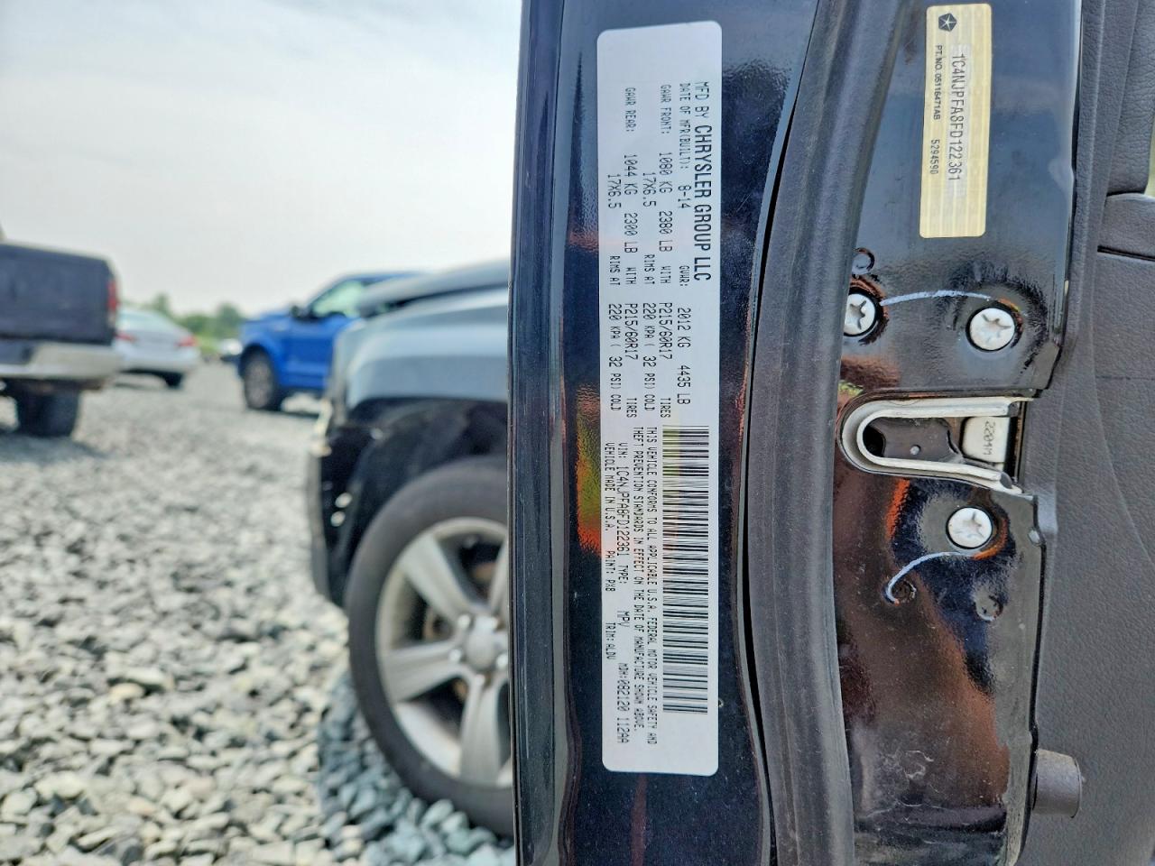 2015 Jeep Patriot Latitude Black vin: 1C4NJPFA8FD122361