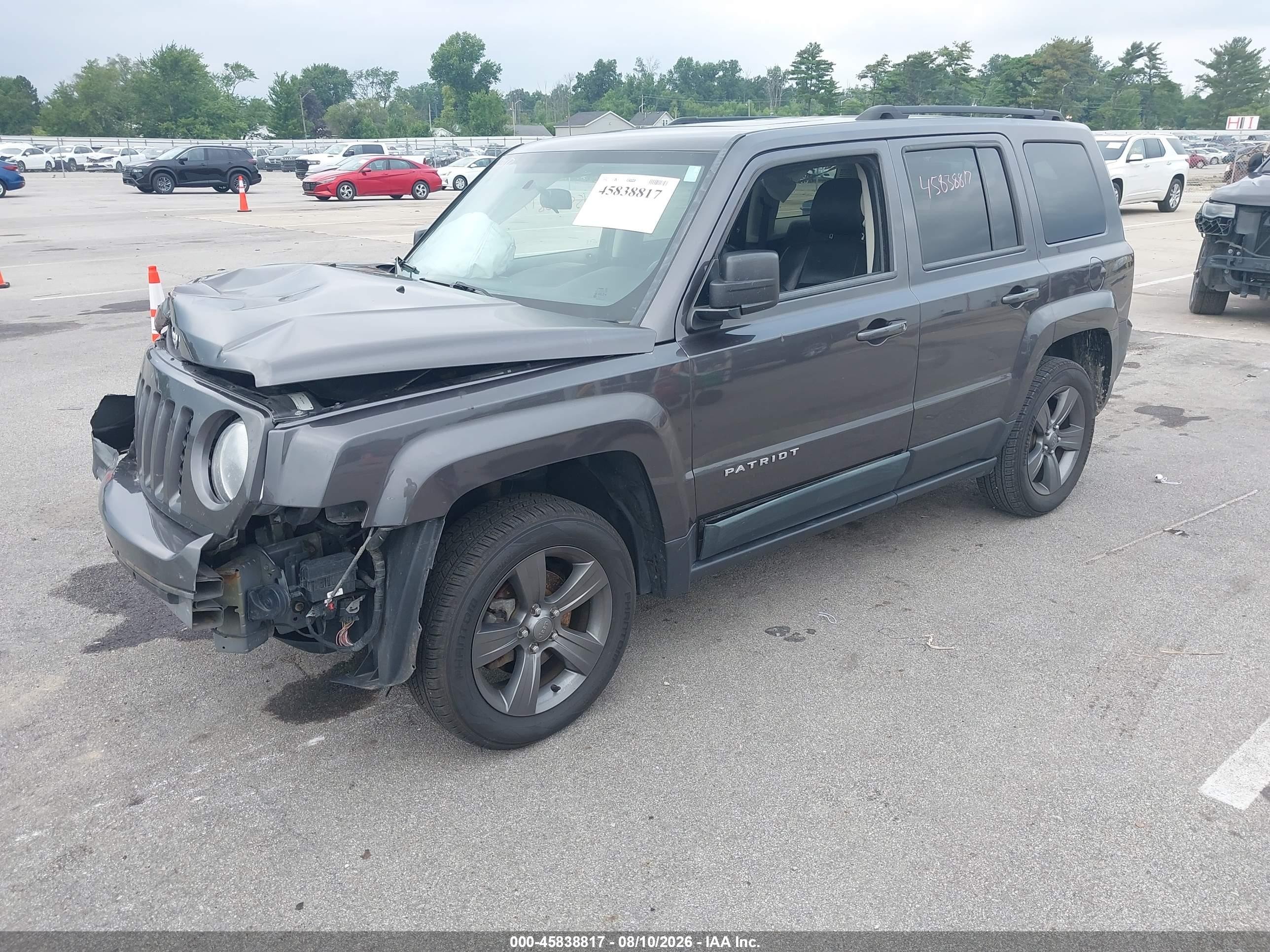 2015 Jeep Patriot High Altitude Edition Gray vin: 1C4NJPFA8FD122392