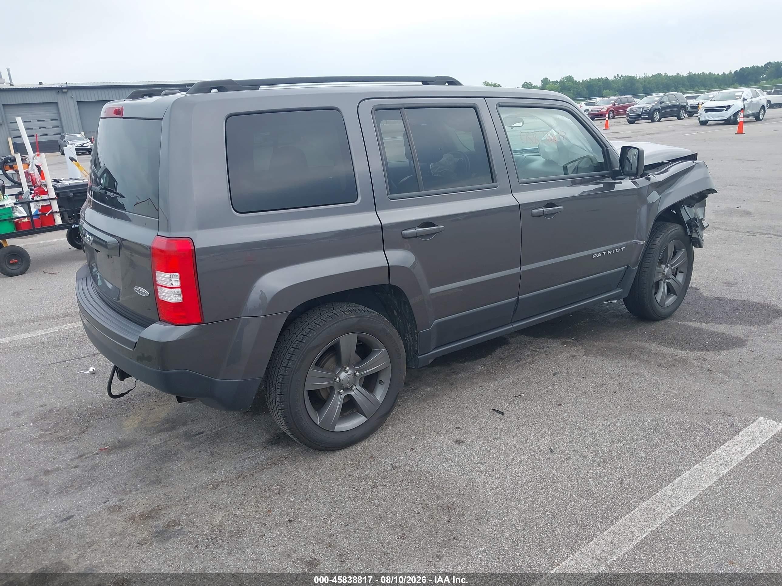 2015 Jeep Patriot High Altitude Edition Gray vin: 1C4NJPFA8FD122392