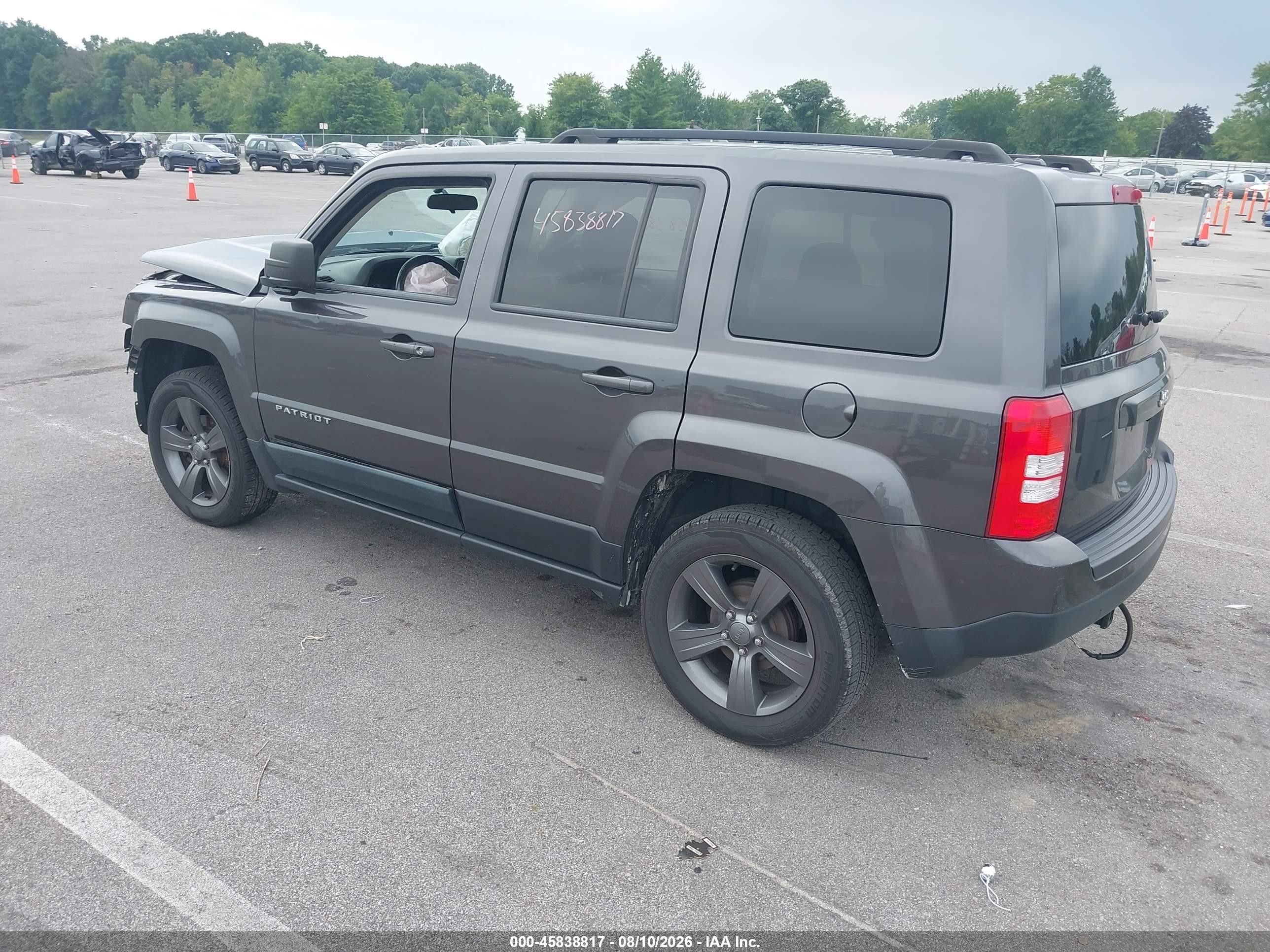 2015 Jeep Patriot High Altitude Edition Gray vin: 1C4NJPFA8FD122392