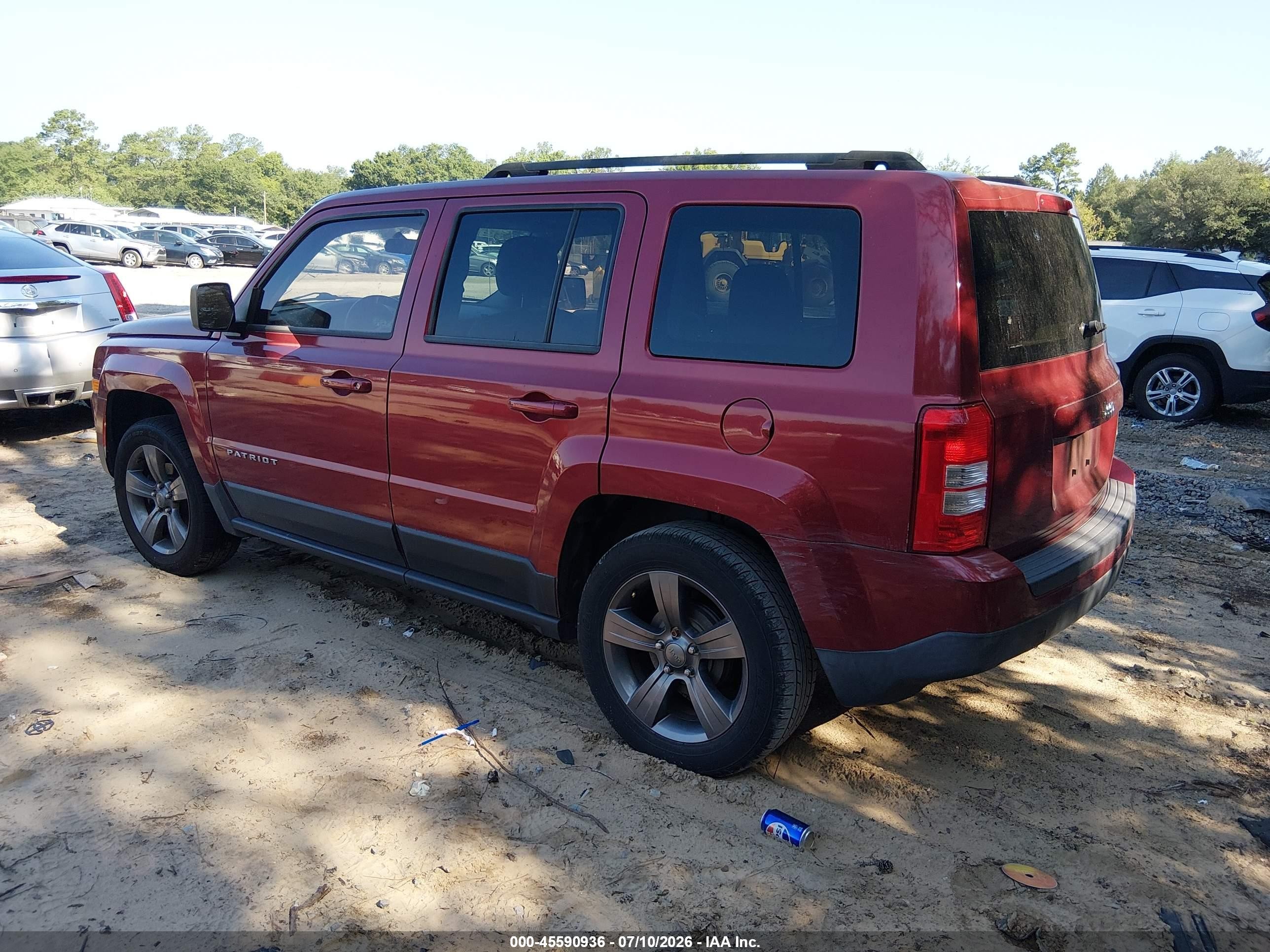 2015 Jeep Patriot High Altitude Edition Красный vin: 1C4NJPFA8FD191048