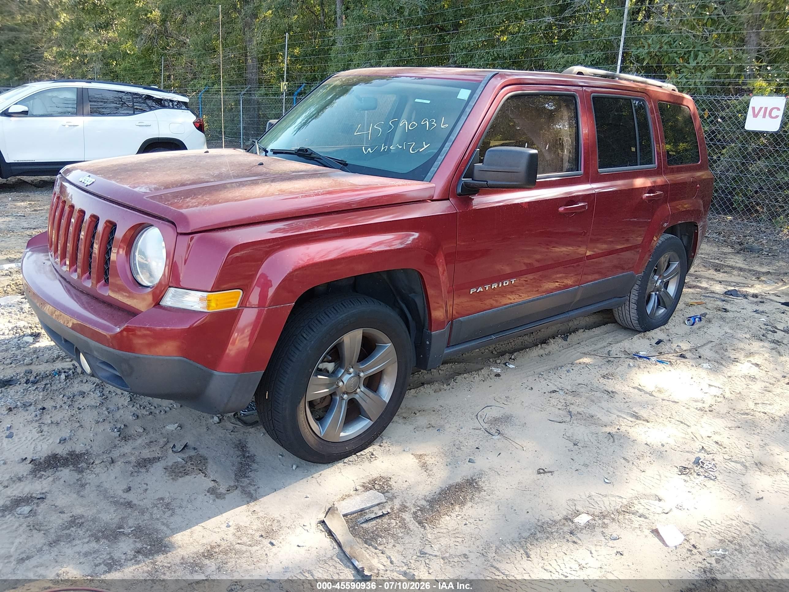 2015 Jeep Patriot High Altitude Edition Красный vin: 1C4NJPFA8FD191048
