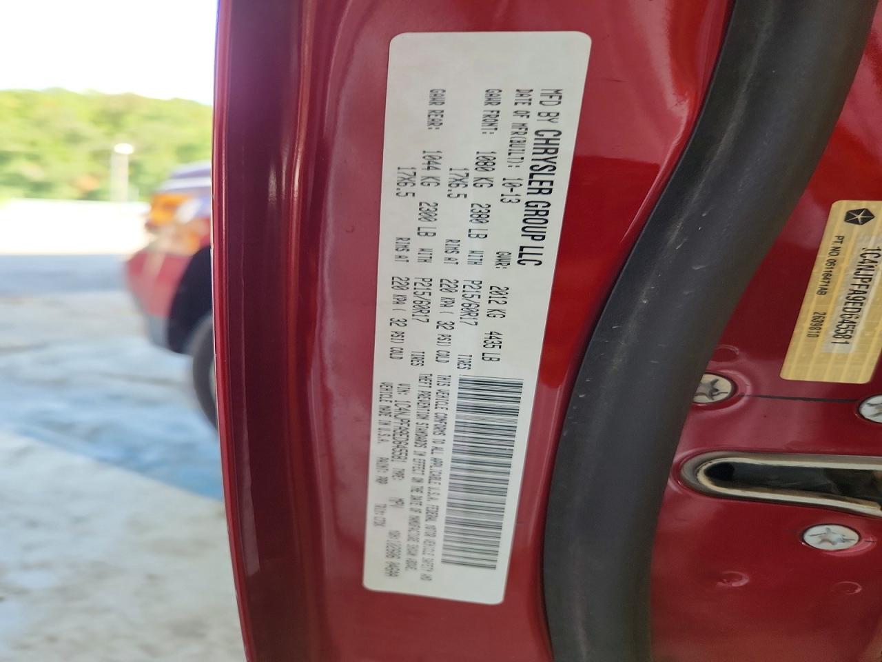 2014 Jeep Patriot Latitude Бордовый vin: 1C4NJPFA9ED645581