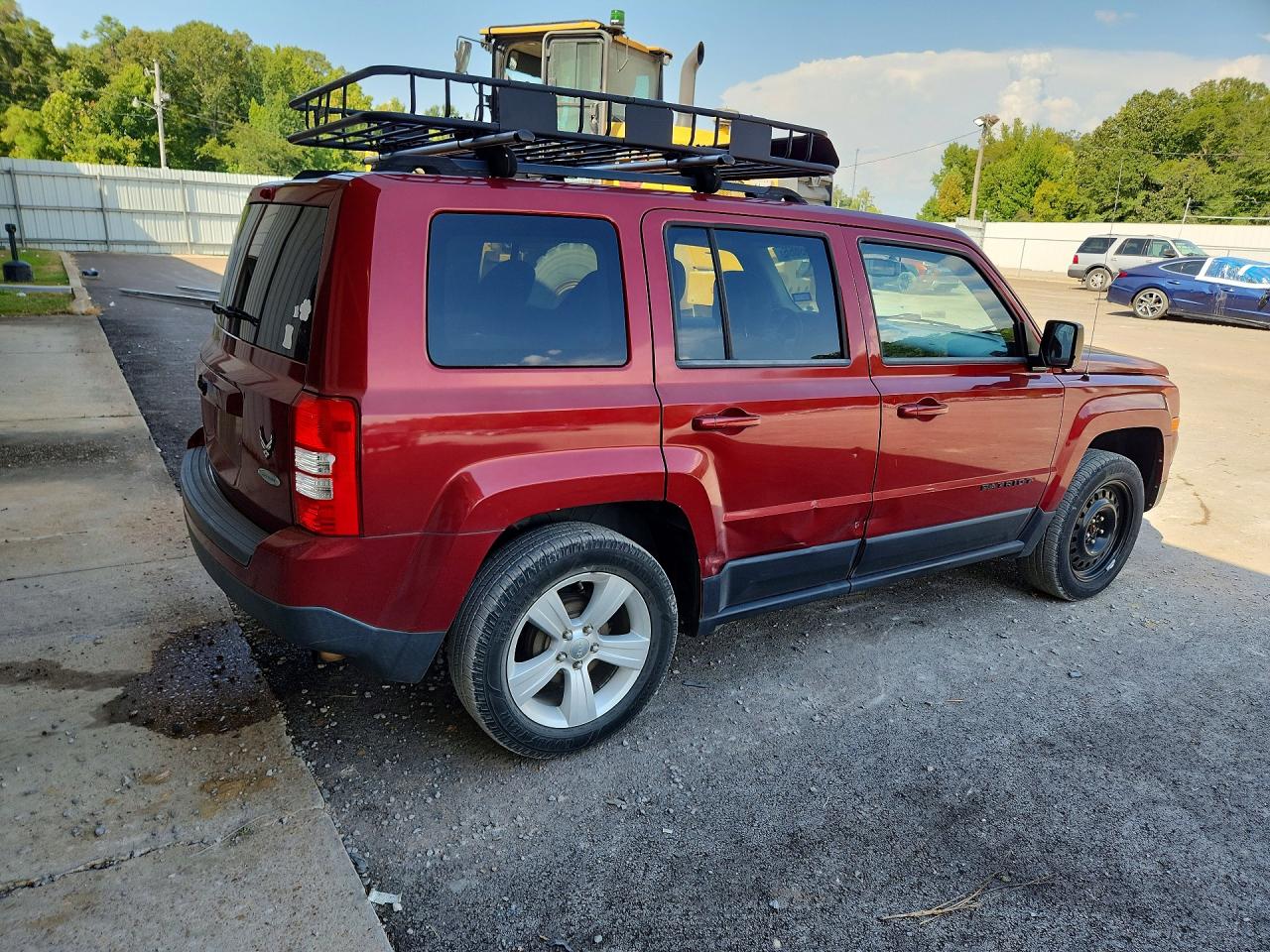 2014 Jeep Patriot Latitude Бордовый vin: 1C4NJPFA9ED645581