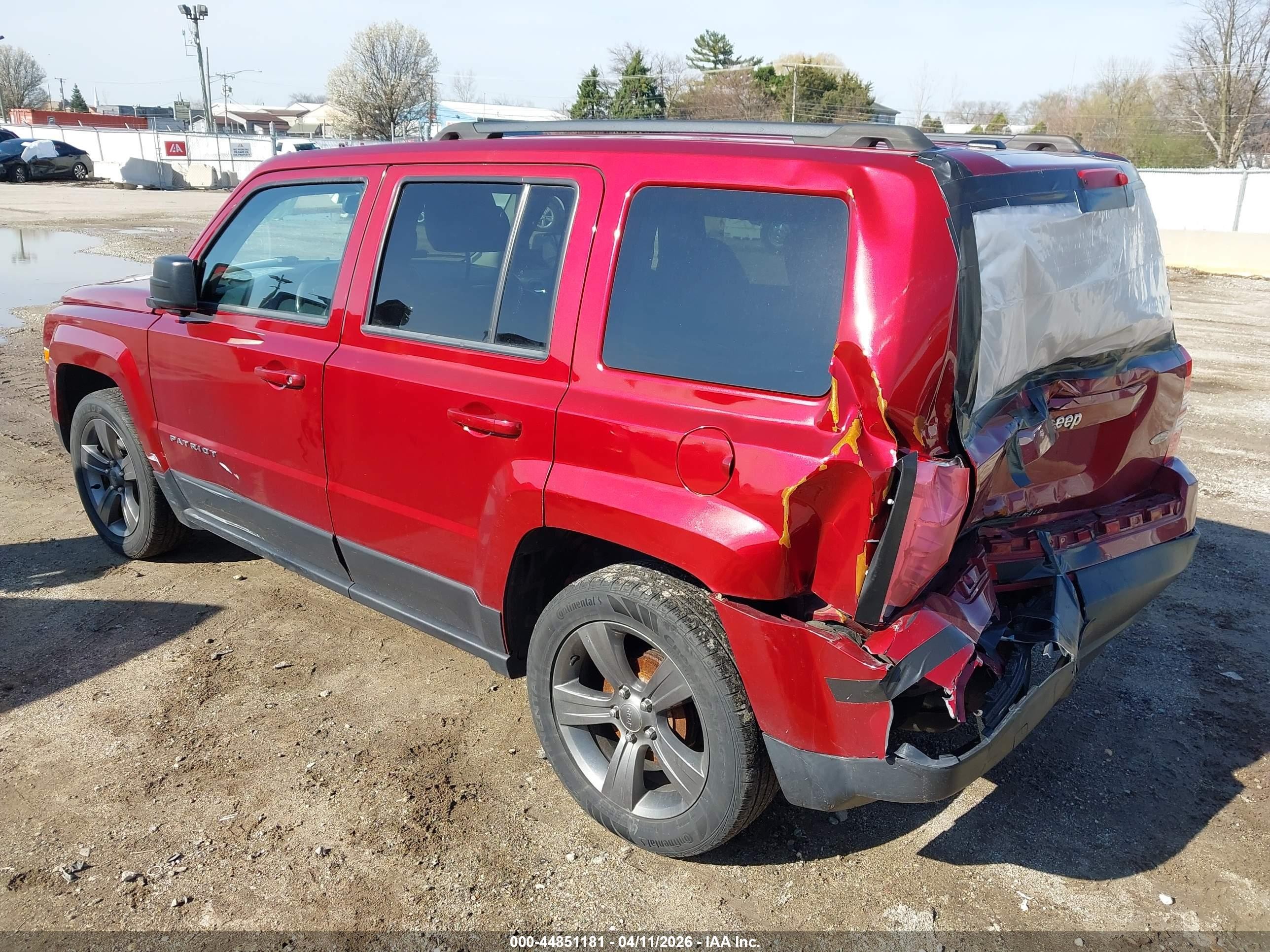 2014 Jeep Patriot High Altitude Red vin: 1C4NJPFA9ED850625