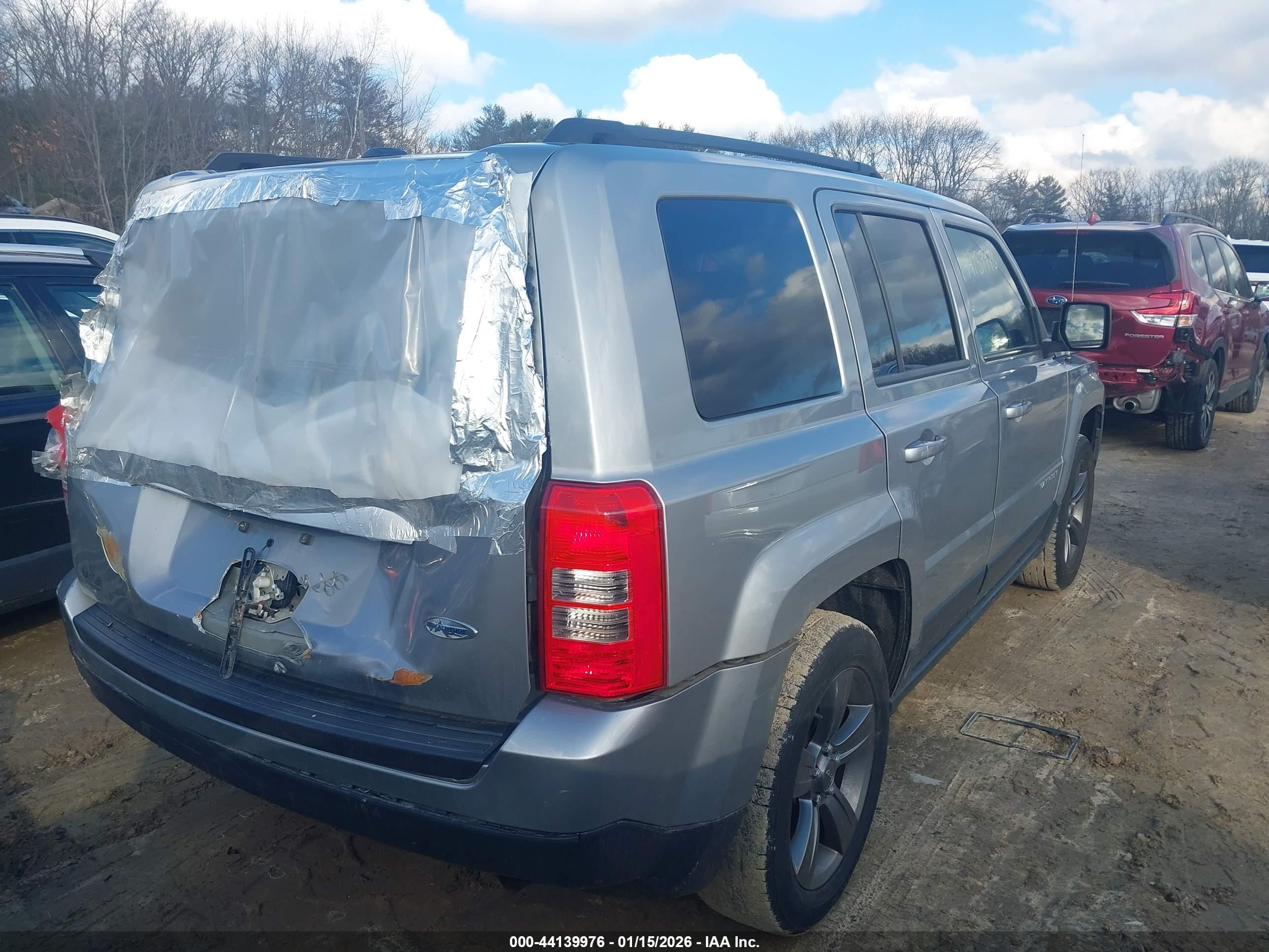 2015 Jeep Patriot High Altitude Edition Silver vin: 1C4NJPFA9FD185629
