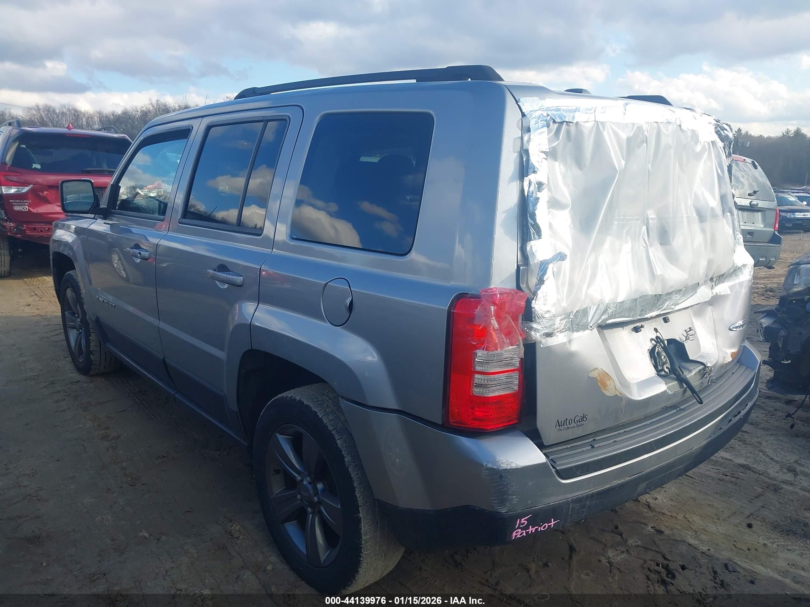 2015 Jeep Patriot High Altitude Edition Silver vin: 1C4NJPFA9FD185629
