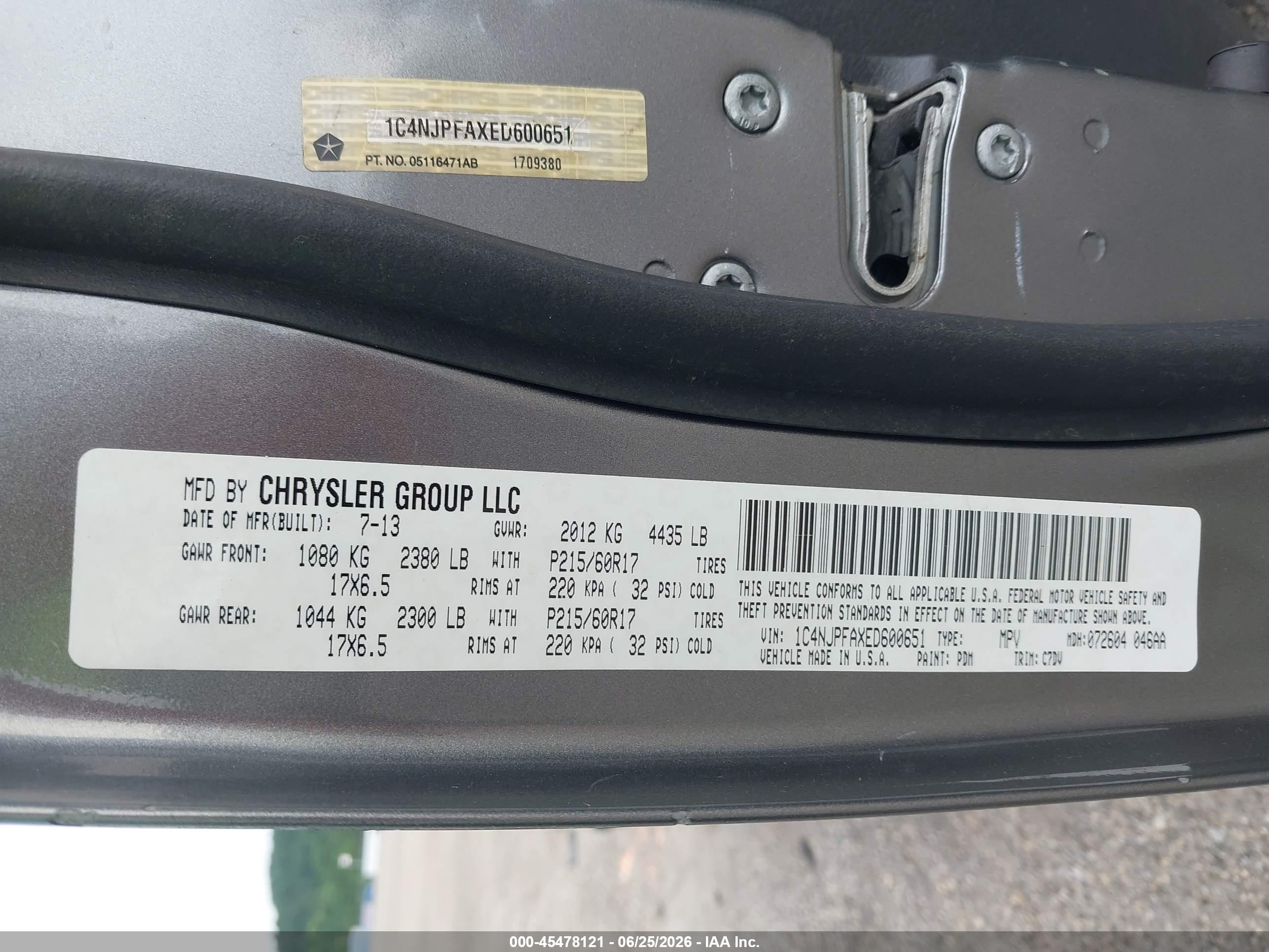 2014 Jeep Patriot Latitude Gray vin: 1C4NJPFAXED600651