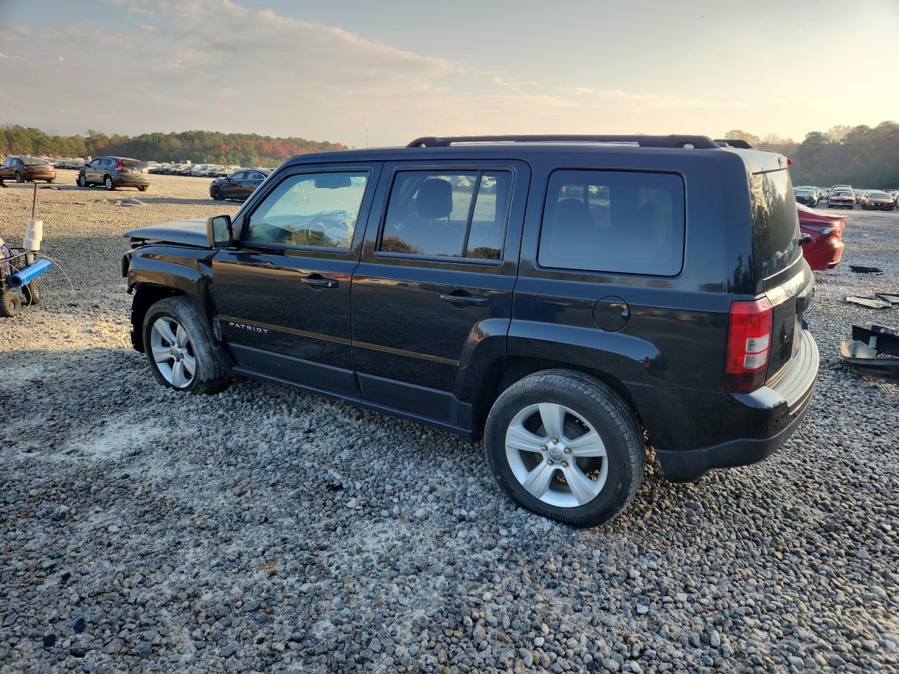 2014 Jeep Patriot Latitude Черный vin: 1C4NJPFAXED625906