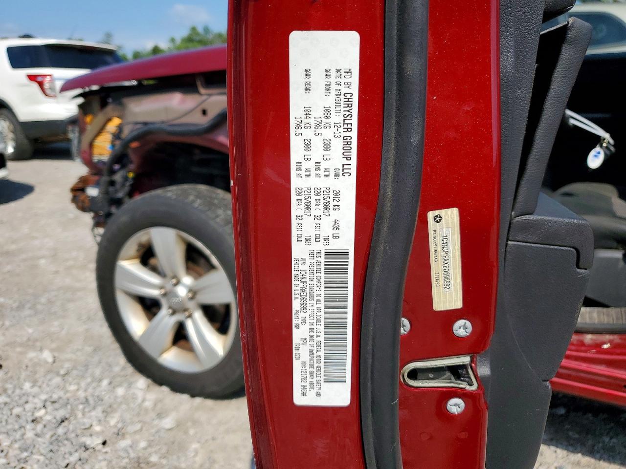 2014 Jeep Patriot Latitude Red vin: 1C4NJPFAXED696992
