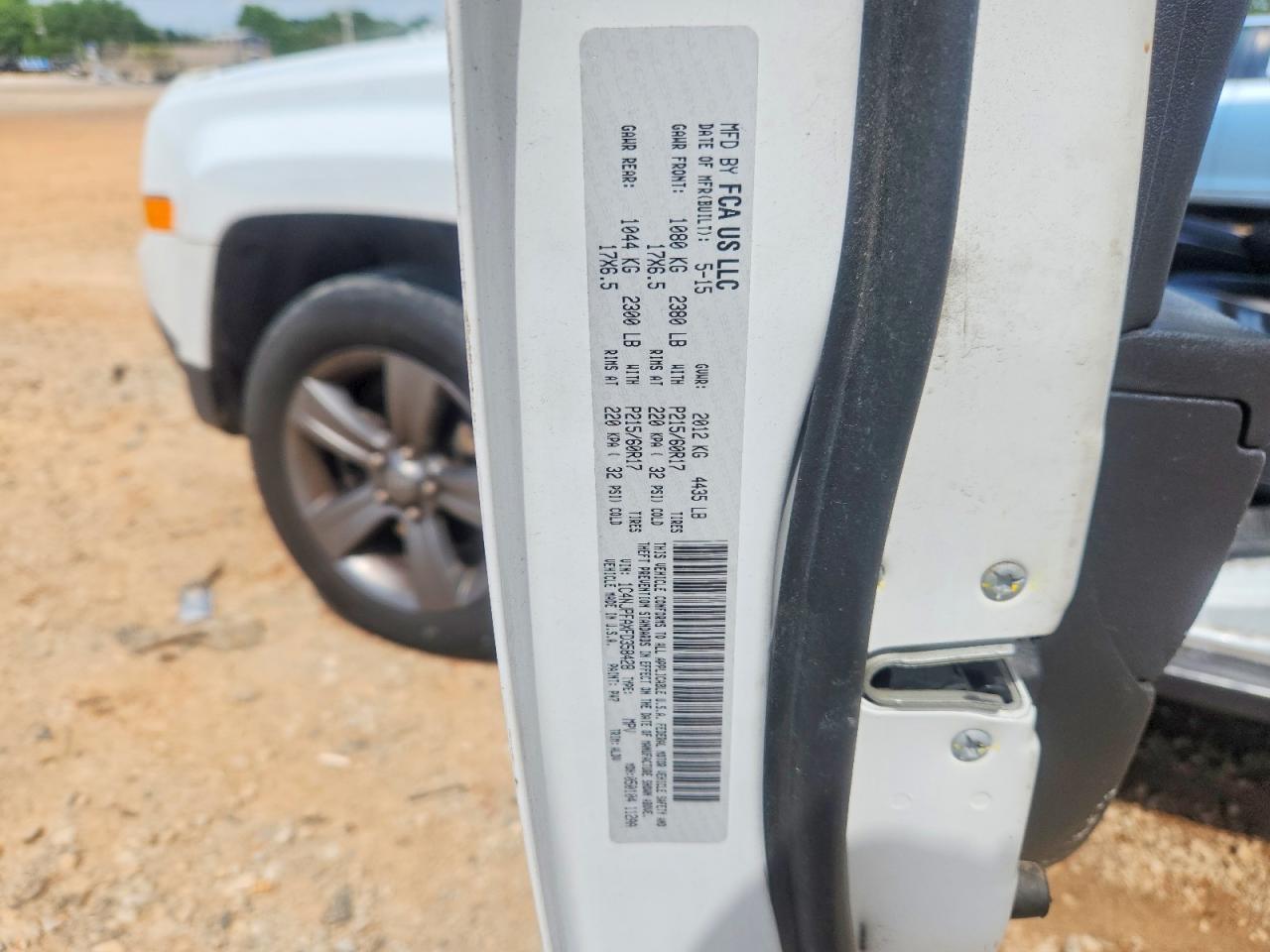 2015 Jeep Patriot Latitude White vin: 1C4NJPFAXFD358428