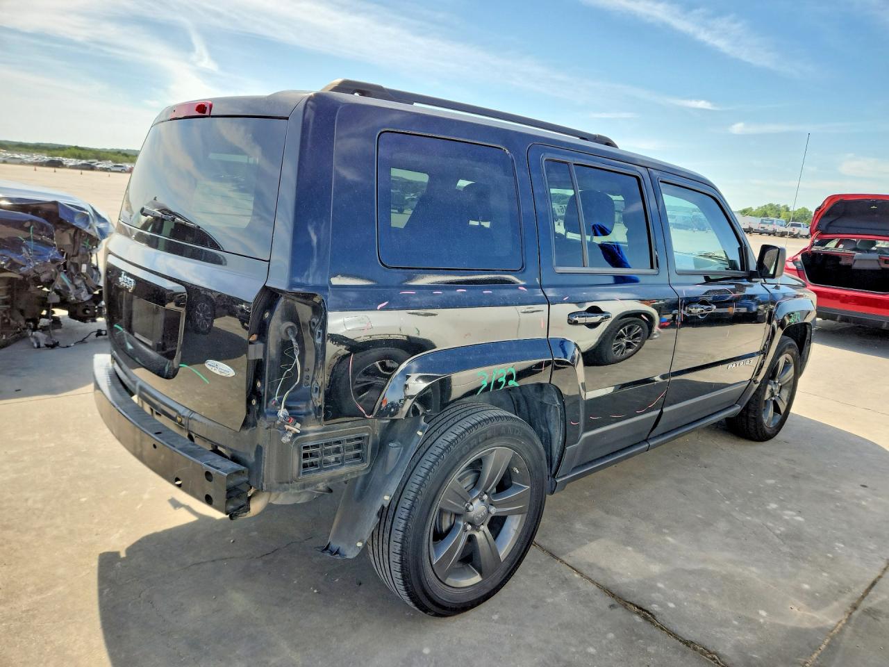 2015 Jeep Patriot Latitude Black vin: 1C4NJPFAXFD388688