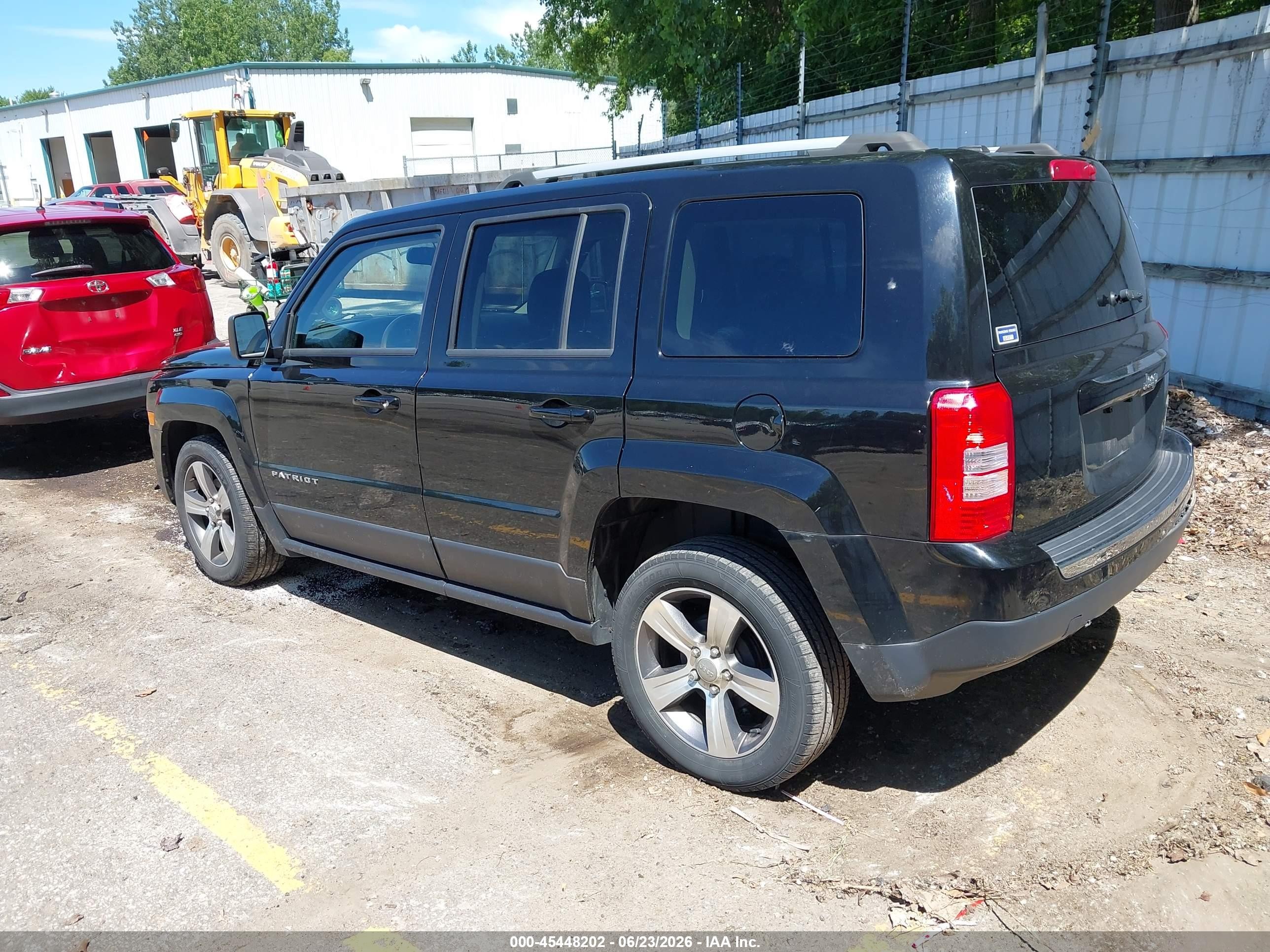 2017 Jeep Patriot High Altitude Черный vin: 1C4NJPFAXHD136779