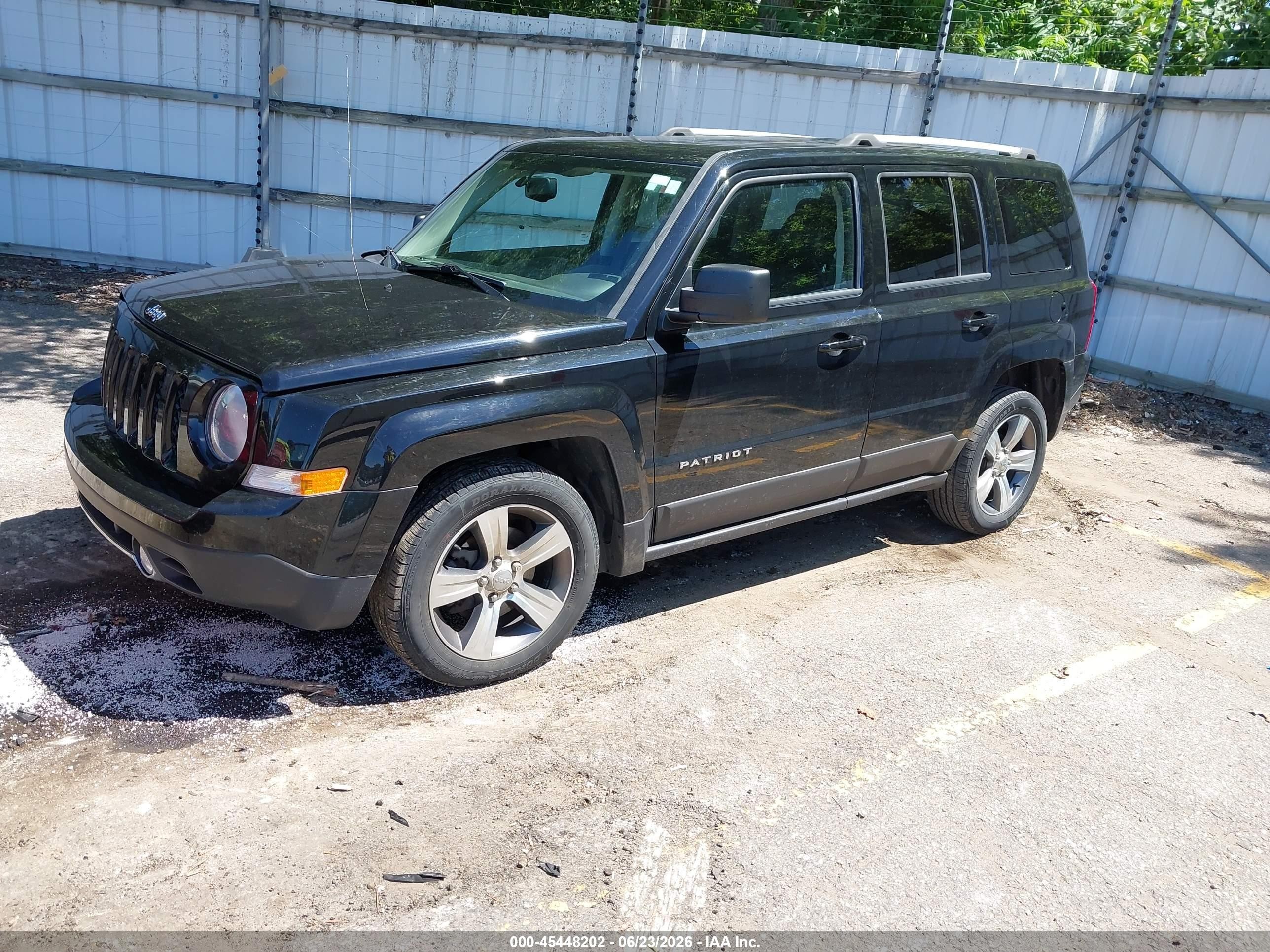 2017 Jeep Patriot High Altitude Черный vin: 1C4NJPFAXHD136779