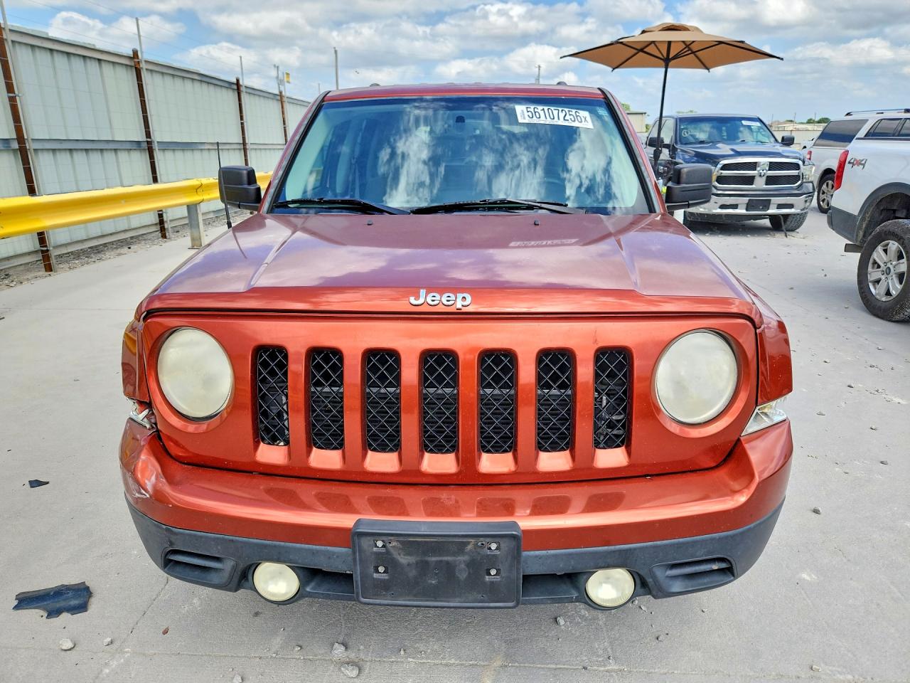 2012 Jeep Patriot Latitude Orange vin: 1C4NJPFB0CD601765