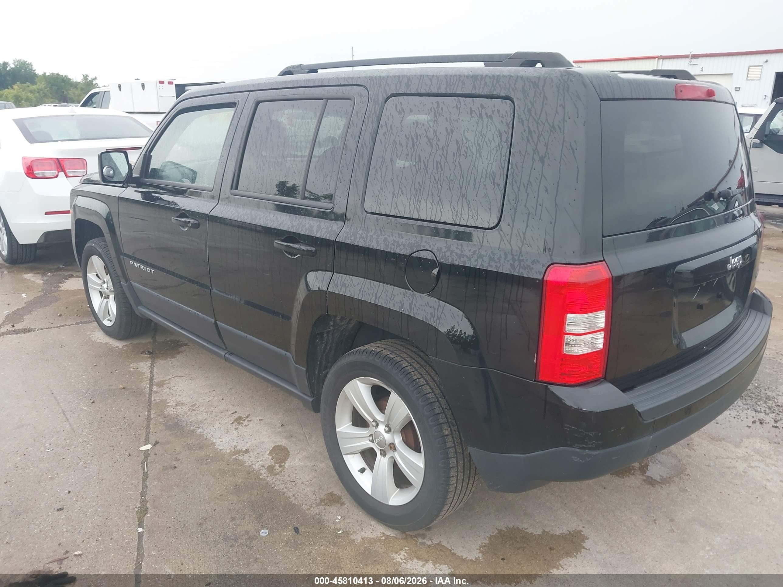 2014 Jeep Patriot Latitude Black vin: 1C4NJPFB0ED916410