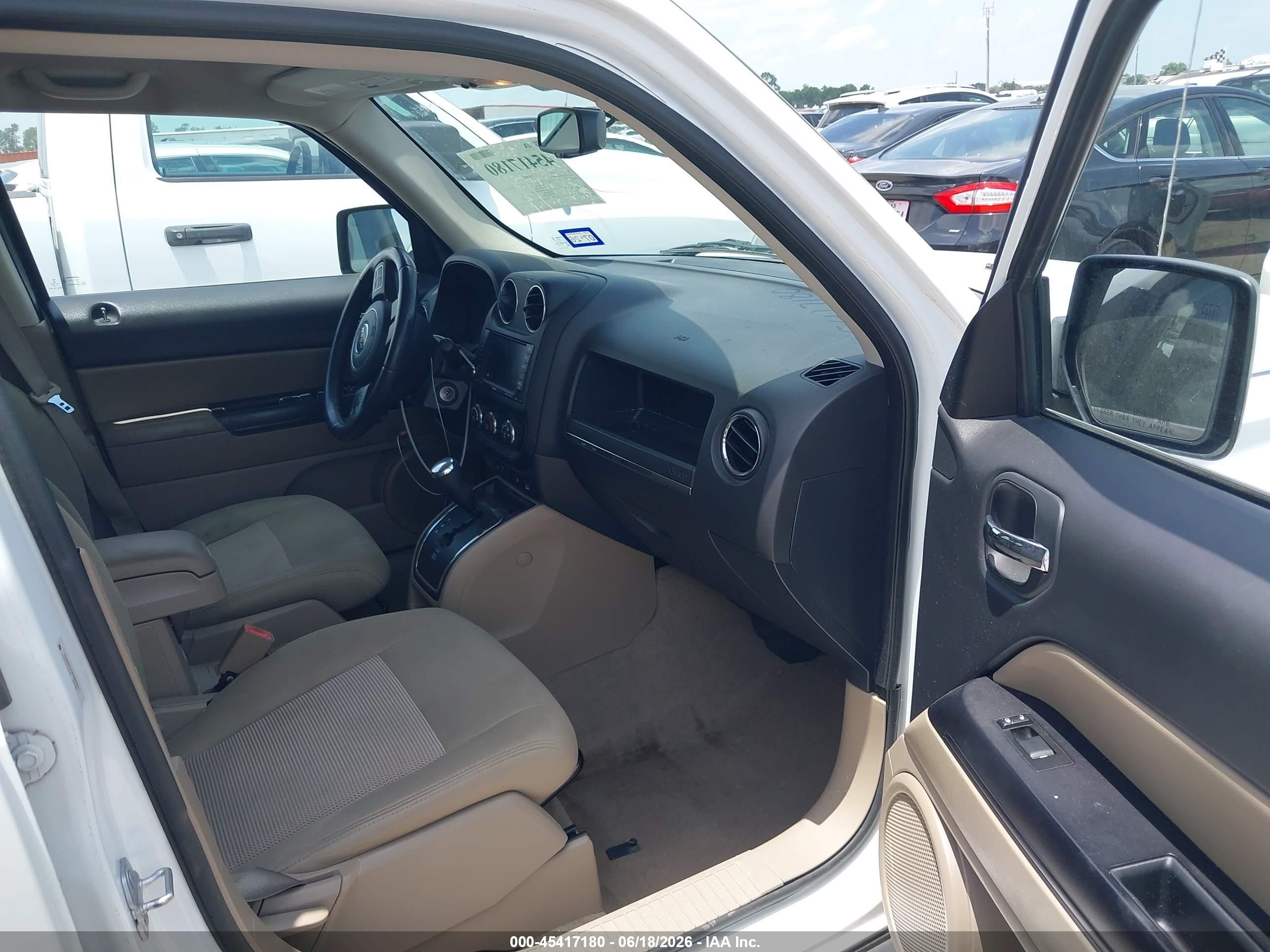 2014 Jeep Patriot Latitude White vin: 1C4NJPFB1ED909420