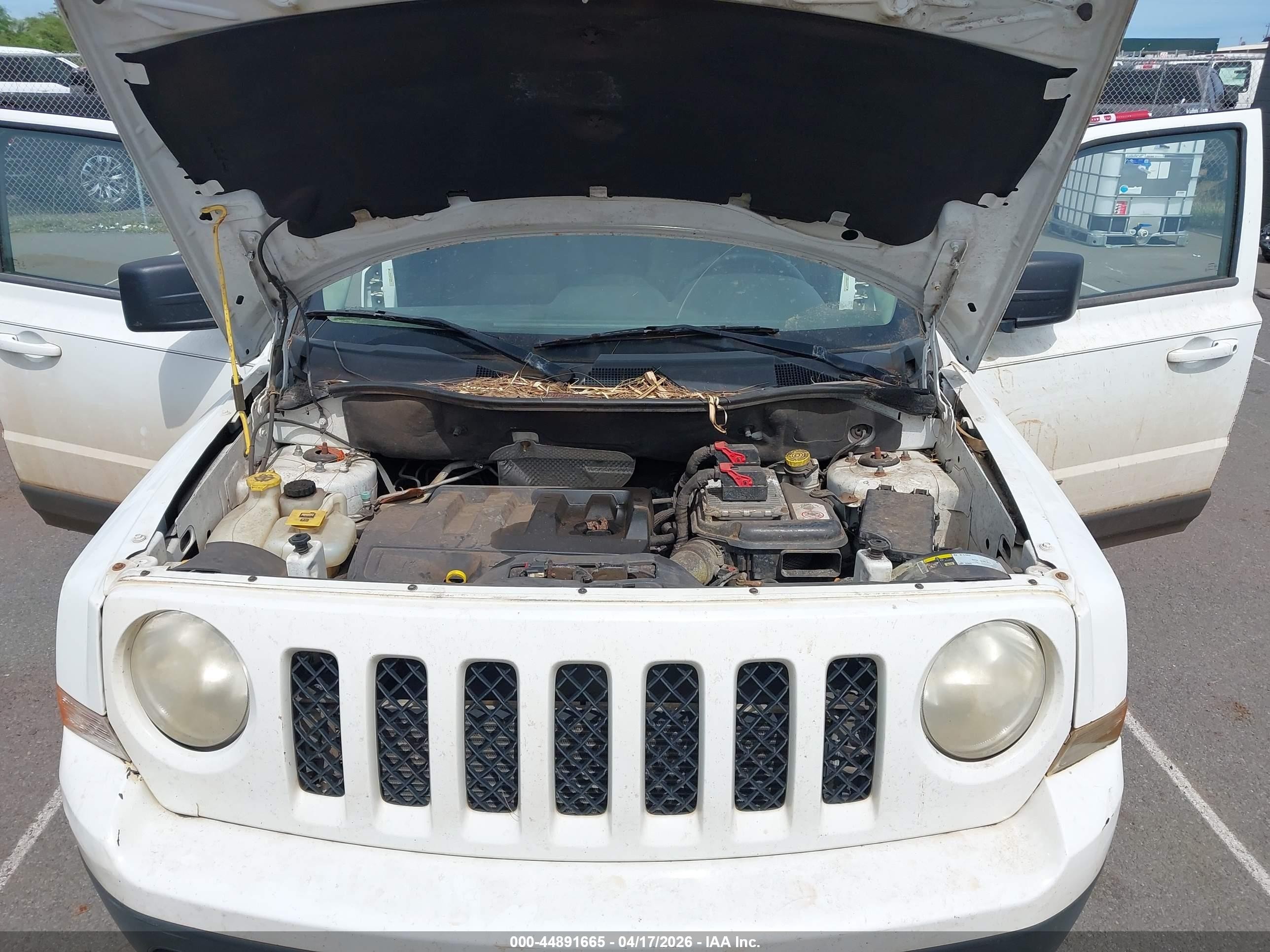 2014 Jeep Patriot Latitude Белый vin: 1C4NJPFB2ED509902